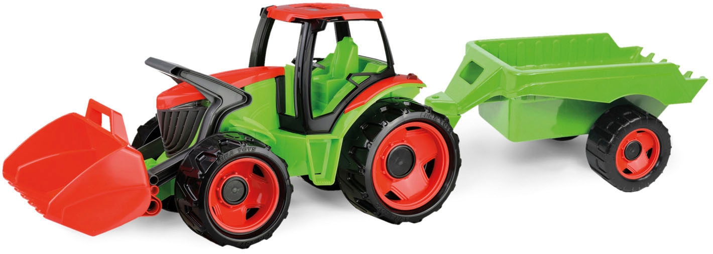 Spielzeug-Traktor »Giga Trucks Traktor mit Frontlader & Anhänger«, Made in Europe