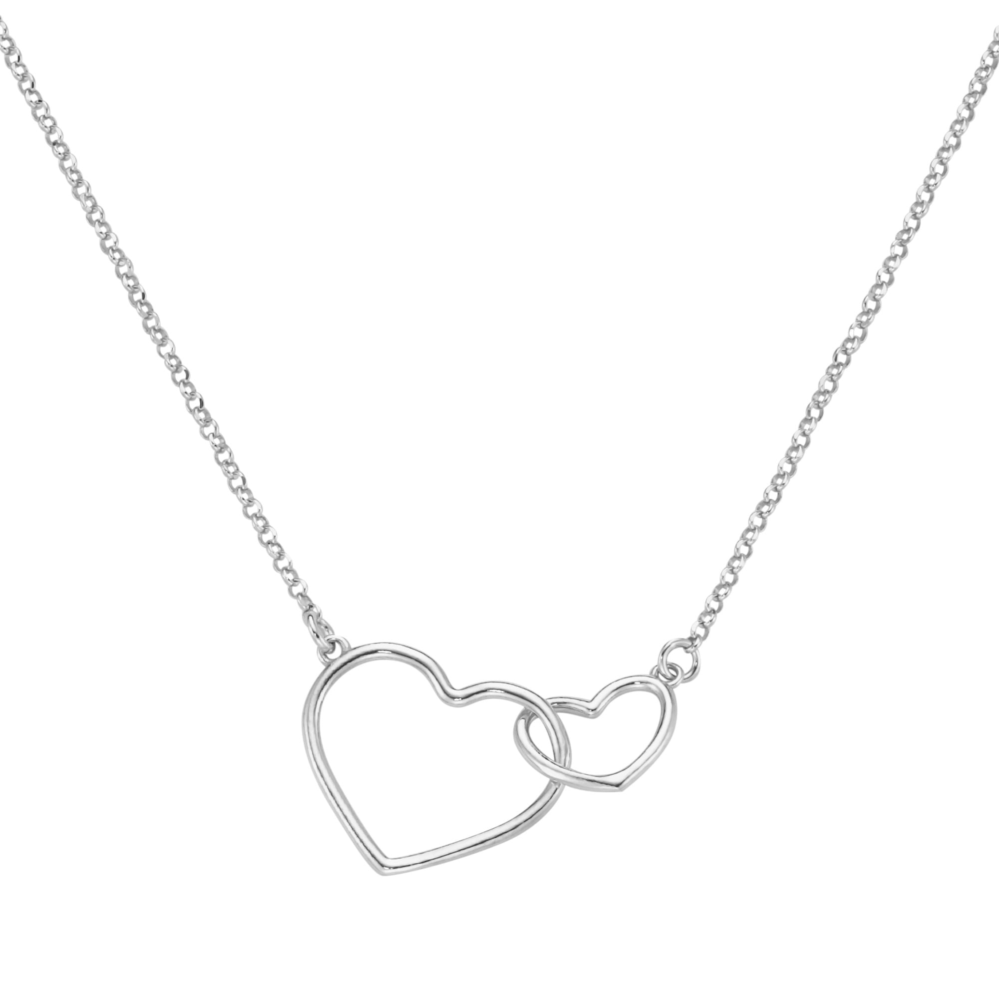 Smart Jewel Collier »Collier mit Herzen, Silber 925«