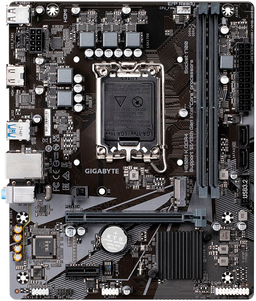 Gigabyte Mainboard »H610M K DDR4«