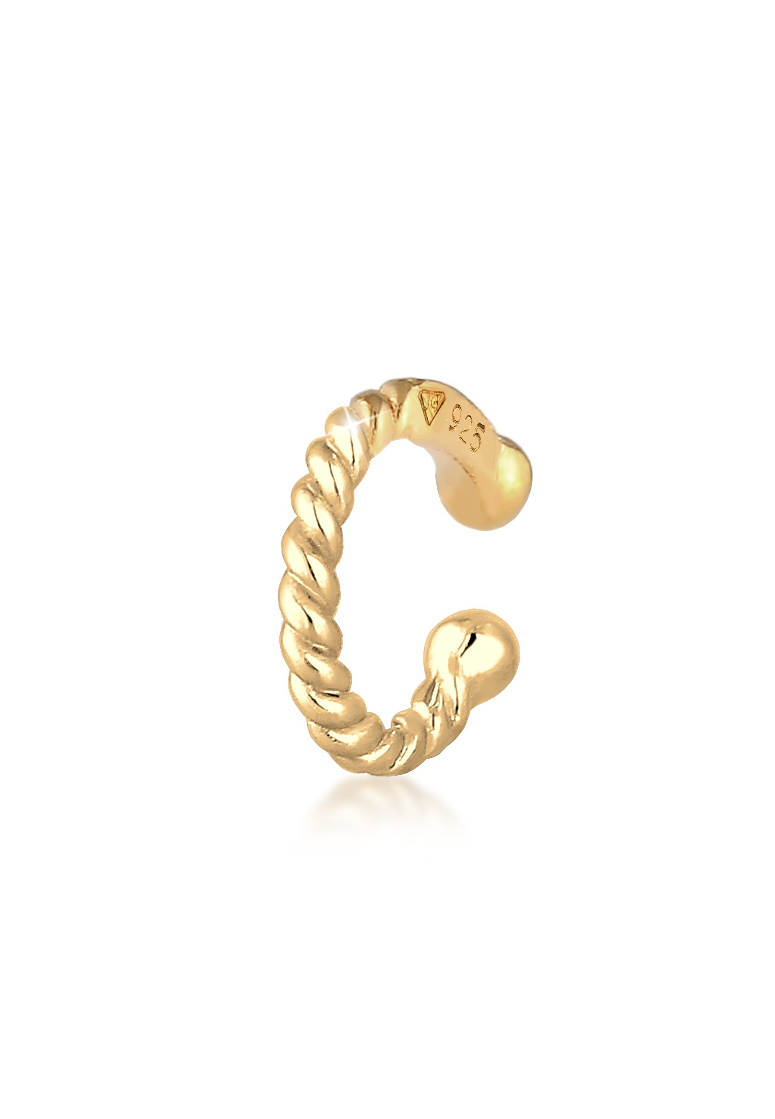 Elli Ohrklemme »Ohrringe Single Earcuff Twisted Ohrklemme 925er Silber«