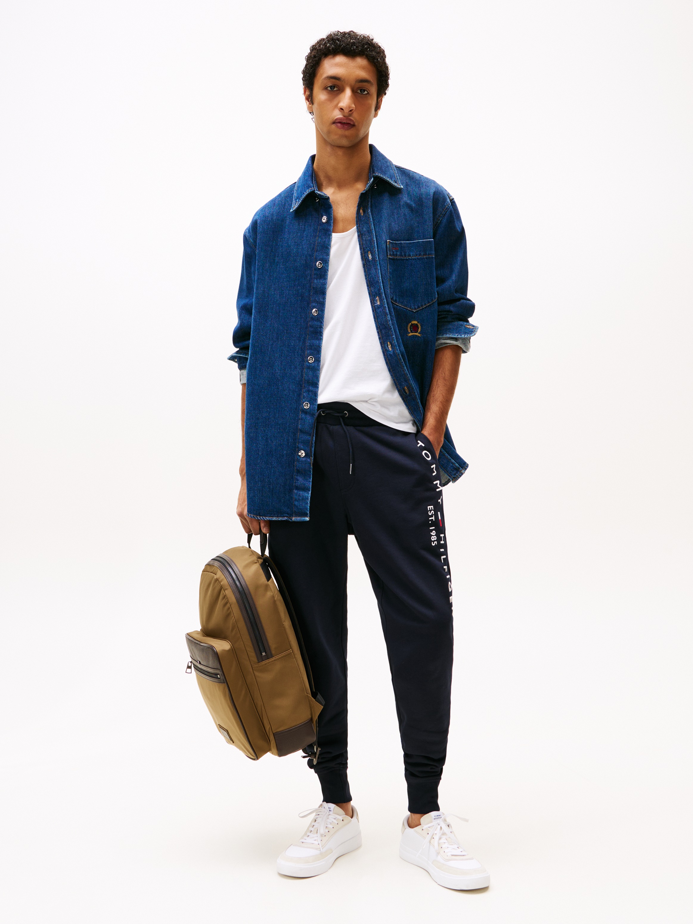 Tommy Hilfiger Sweathose »BASIC BRANDED SWEATPANTS«, mit großem Tommy Hilfiger Schriftzug