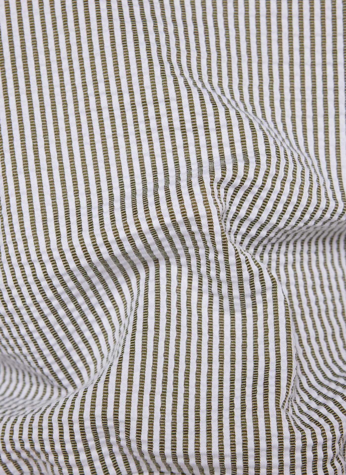 Rabe Kurzarmshirt, im Streifen-Look und mit Bindung am Saum
