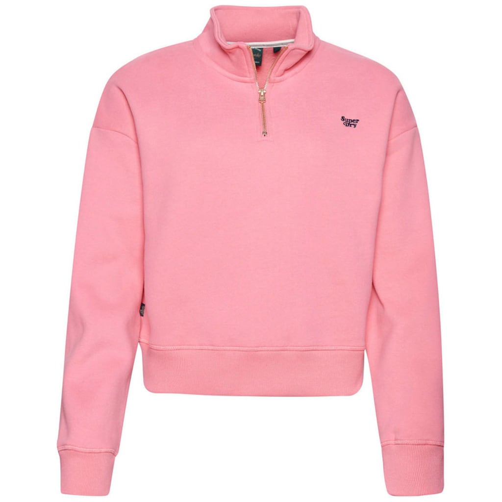 Superdry Sweatshirt »ESSENTIAL HALF ZIP SWEATSHIRT«