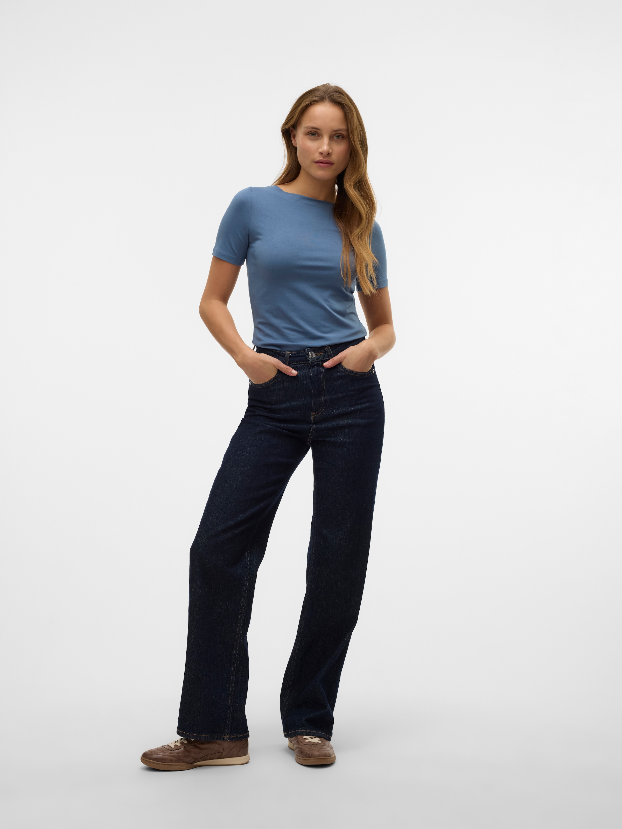 Vero Moda Kurzarmshirt »VMPANDA MODAL S/S TOP NOOS«