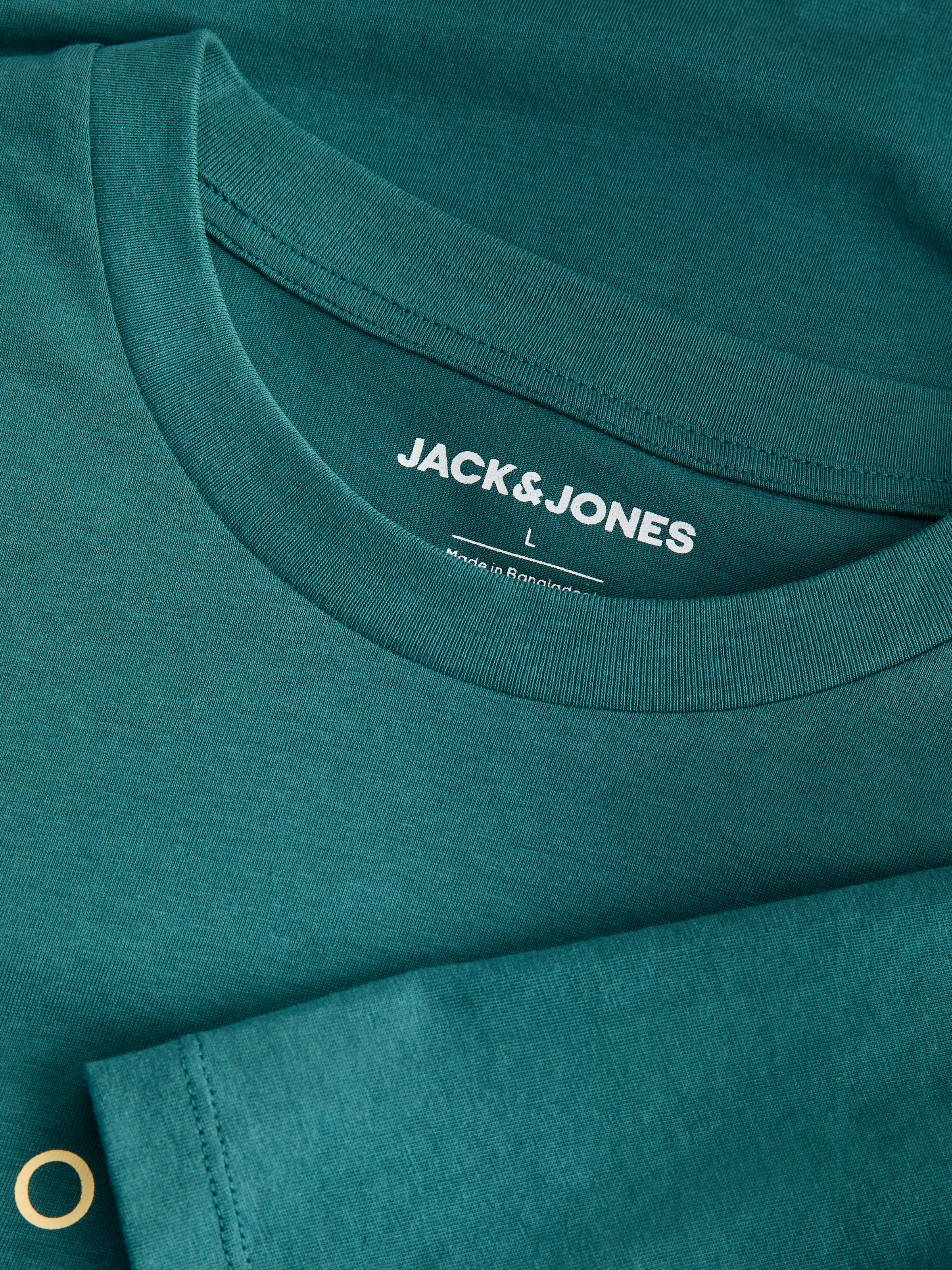 Jack & Jones PlusSize Rundhalsshirt »JJGRAYSON TEE SS CREW NECK PLS« Baumwolle, regular fit