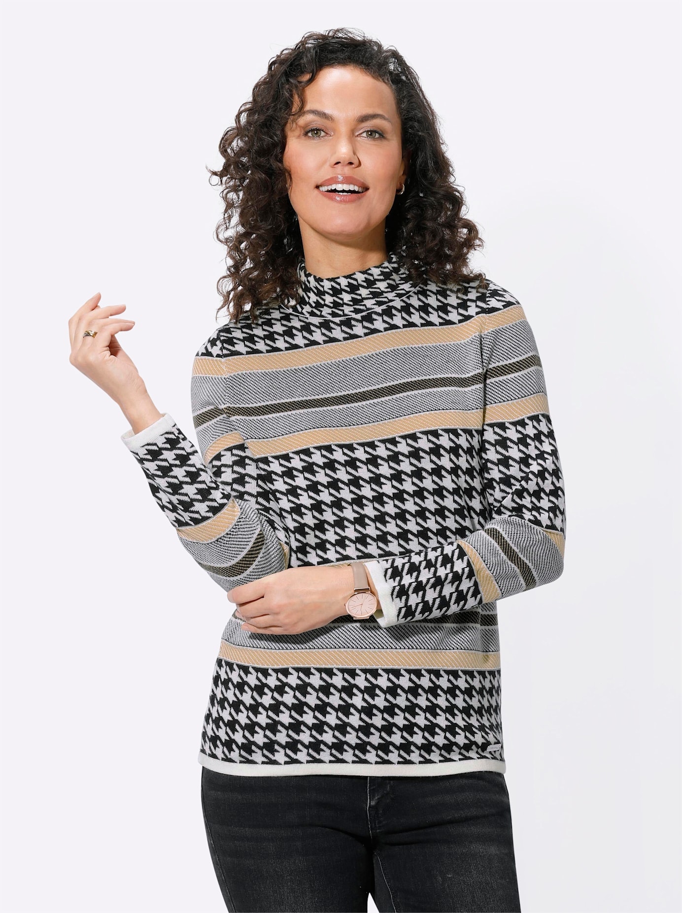 Stehkragenpullover »Pullover«