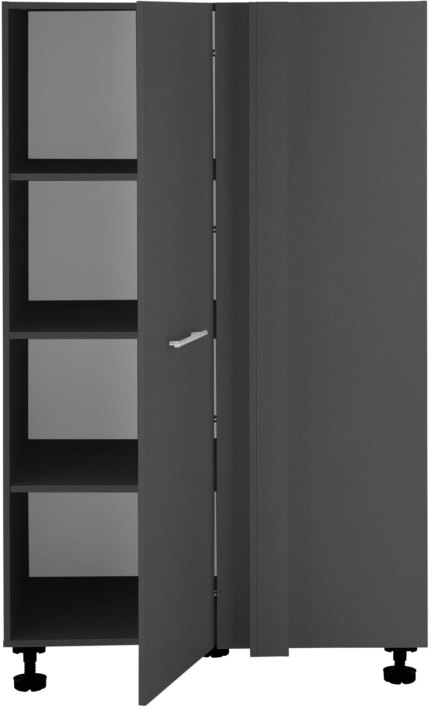 Laundreezy Mehrzweckschrank-Set »Laundreezy, Eckschrank BxHxT 100x162x68 cm« 1 Stk. tlg.