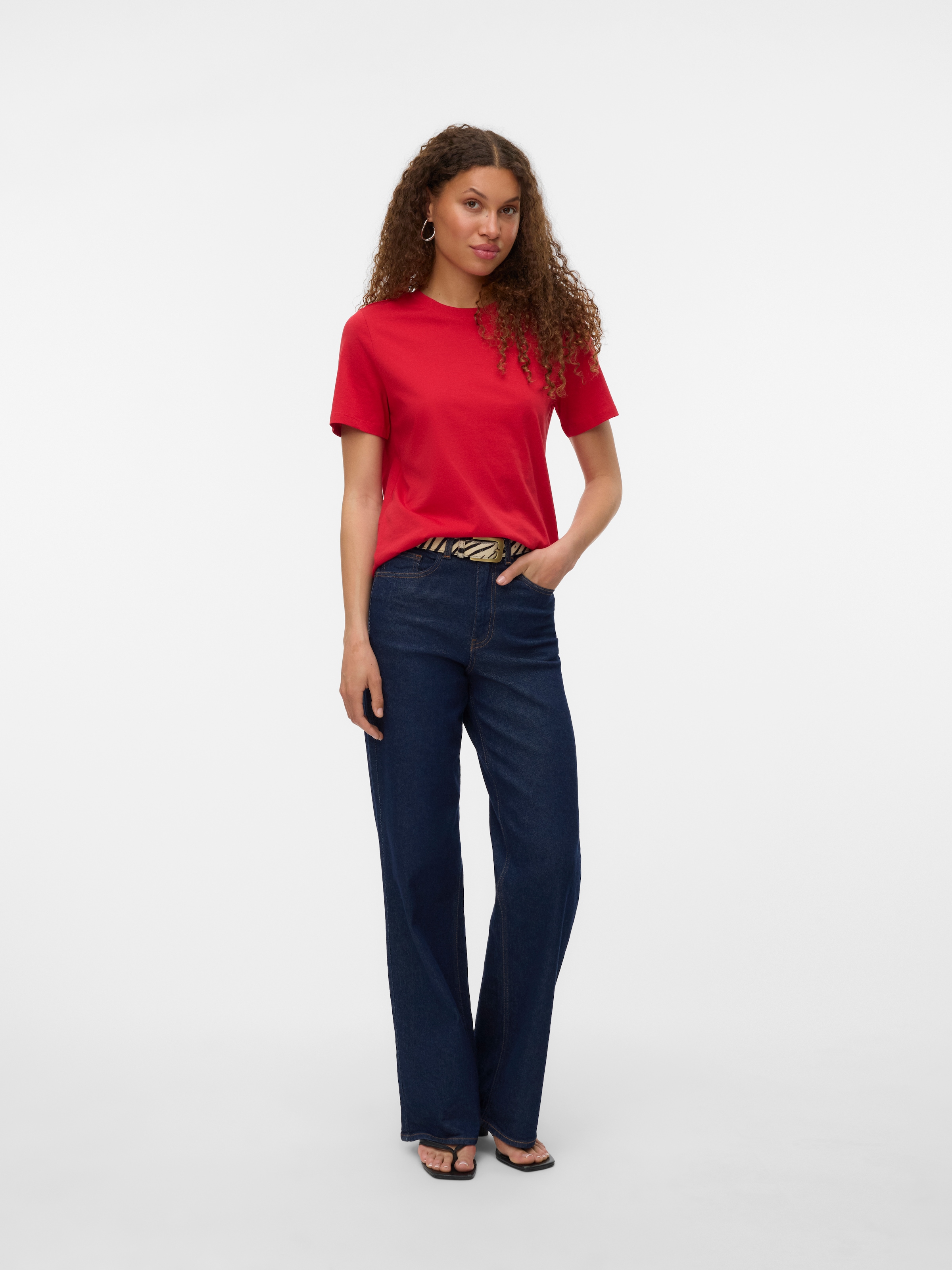 Vero Moda Kurzarmshirt »VMPAULINA SS T-SHIRT GA JRS NOOS«