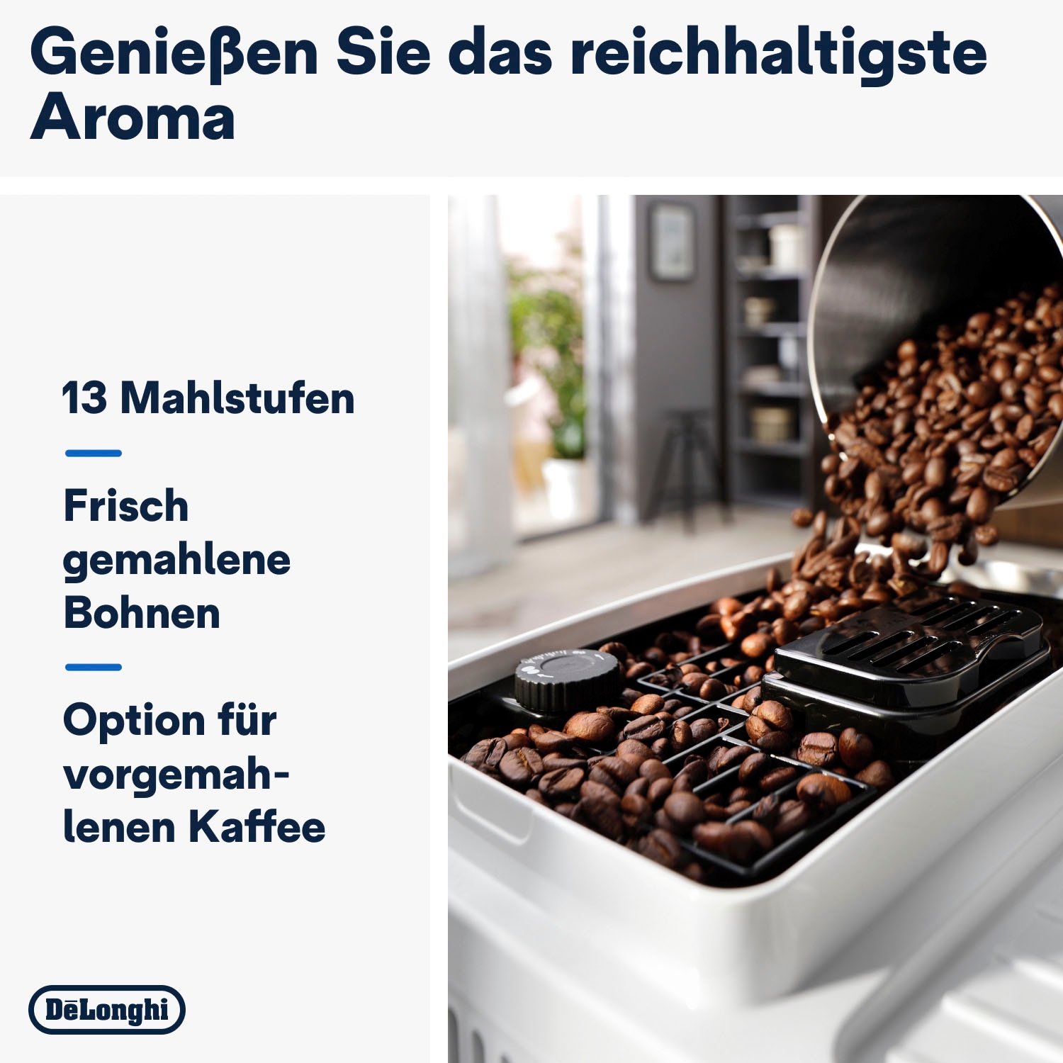 »Magnifica bei Kaffeevollautomat jetzt kaufen De\'Longhi 220.61.W OTTO weiß« Start ECAM