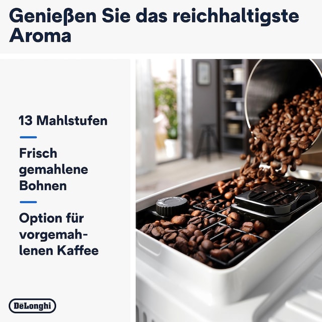 De\'Longhi Kaffeevollautomat »Magnifica Start ECAM 220.61.W weiß« jetzt  kaufen bei OTTO