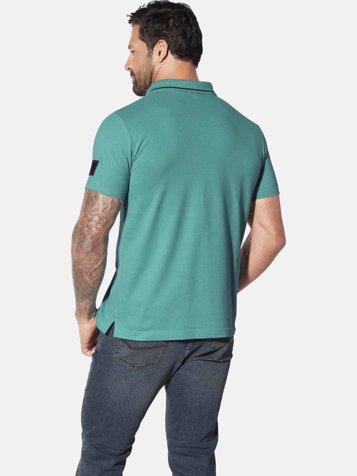 Jan Vanderstorm Poloshirt »Poloshirt STILTOR«, (1 tlg.)