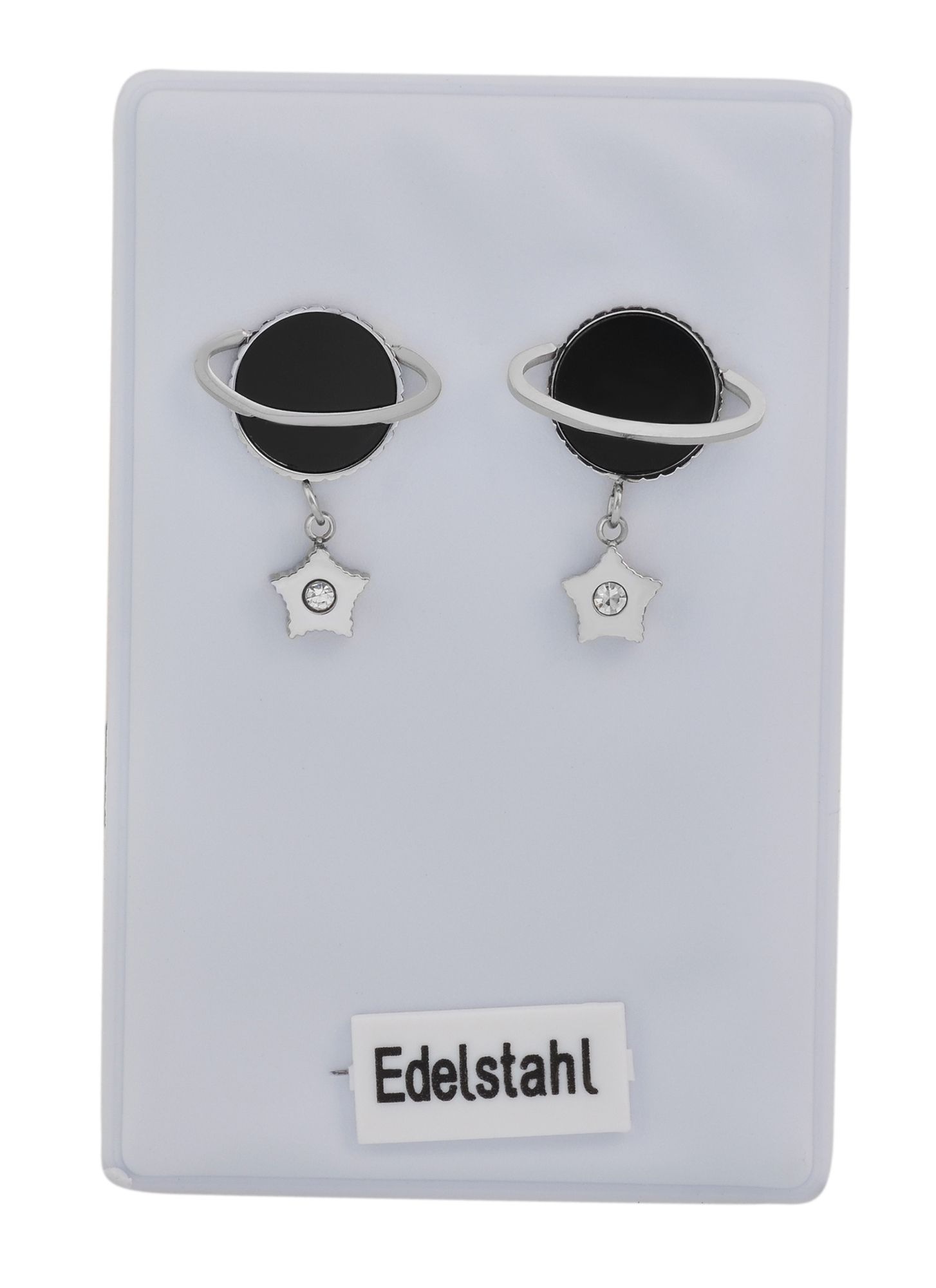 Adelia´s Paar Ohrstecker »Damen Ohrringe ¿ Ohrstecker Planet aus Edelstahl mit Strass«