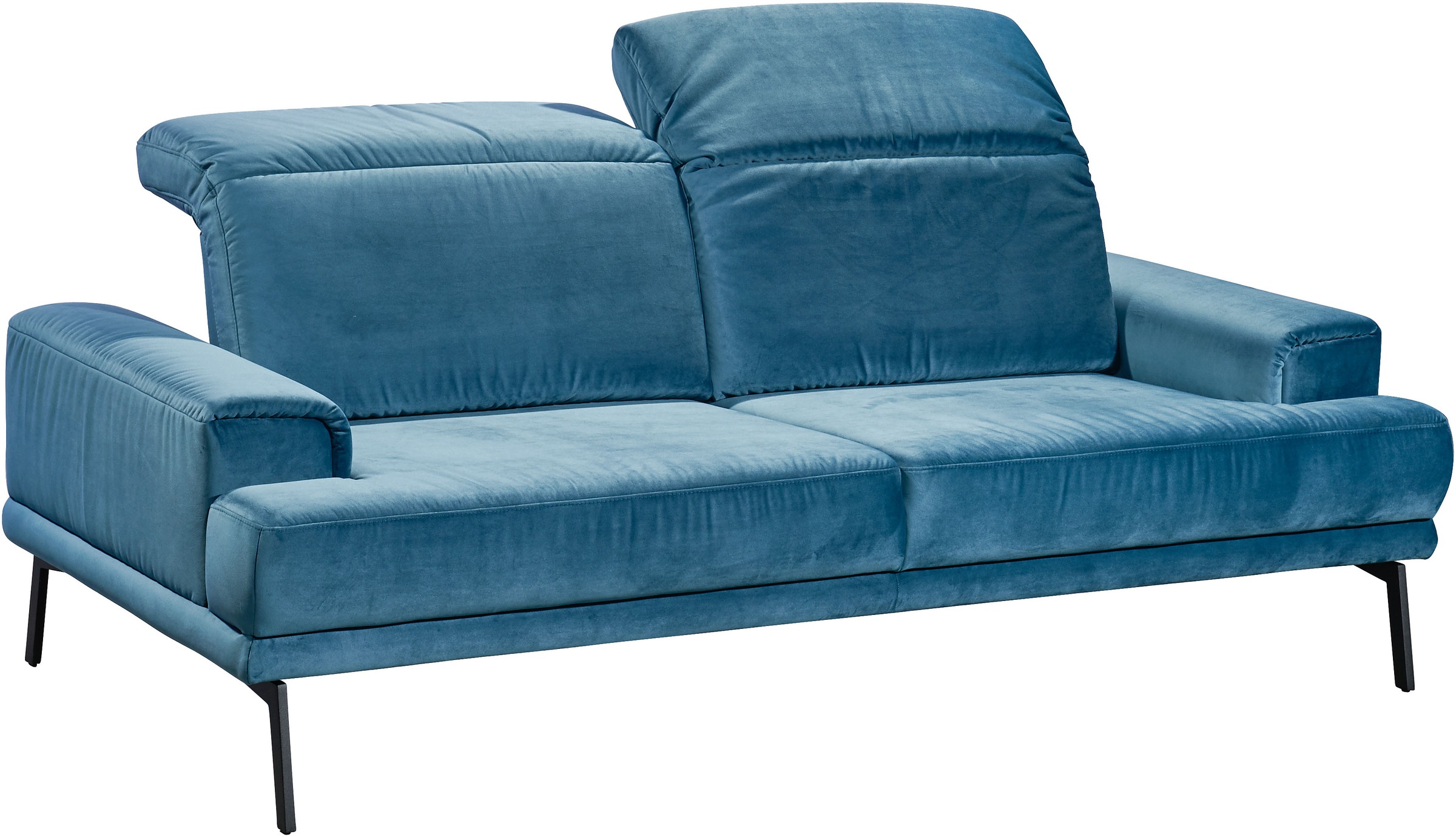 Musterring 2-Sitzer »MR 4580« inkl. Kopf- und Sitztiefenverstellung, Fuß schwarz, B198 x T103 cm