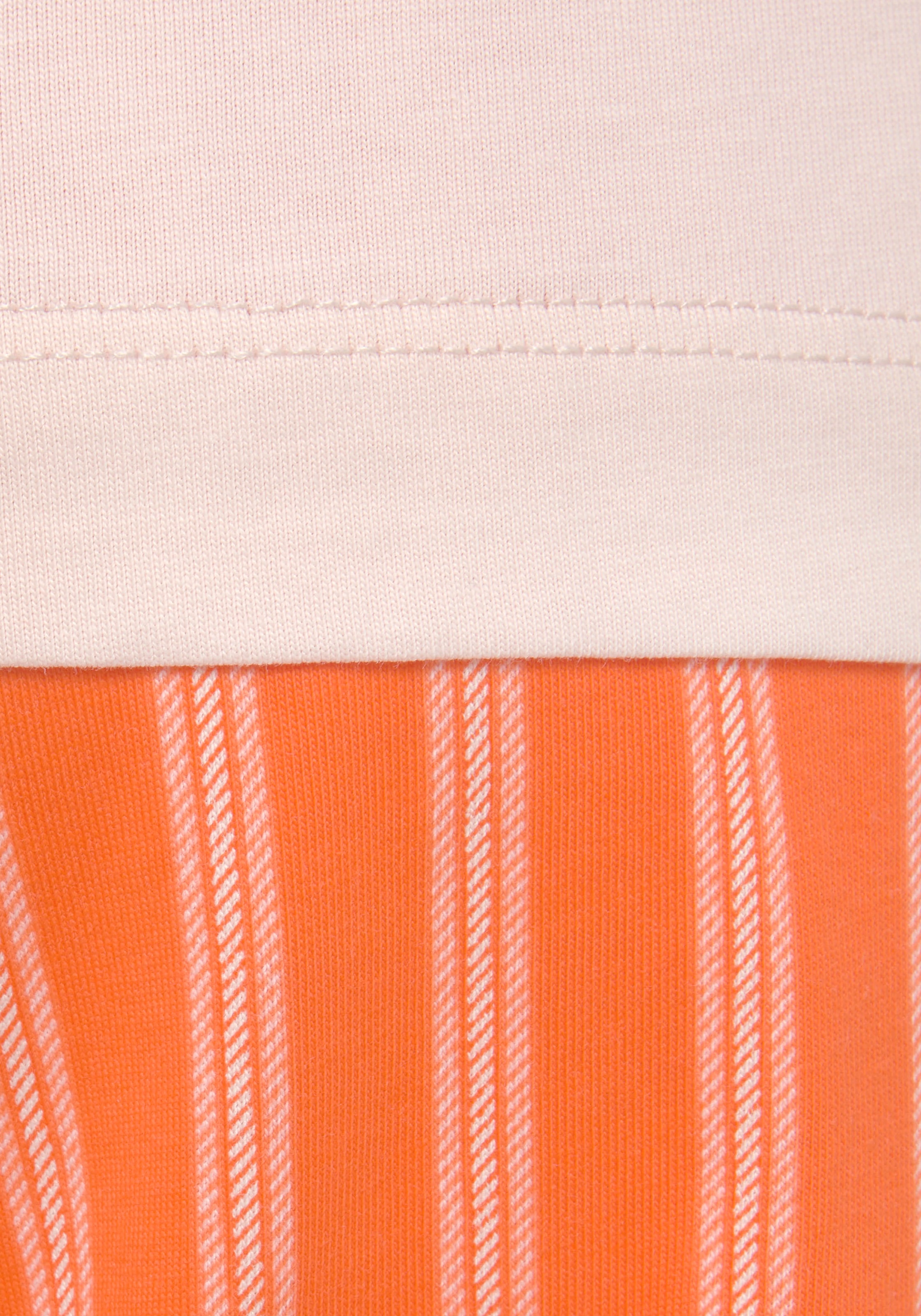 Vivance Dreams Pyjama, (2 tlg.), mit zartem Streifenmuster