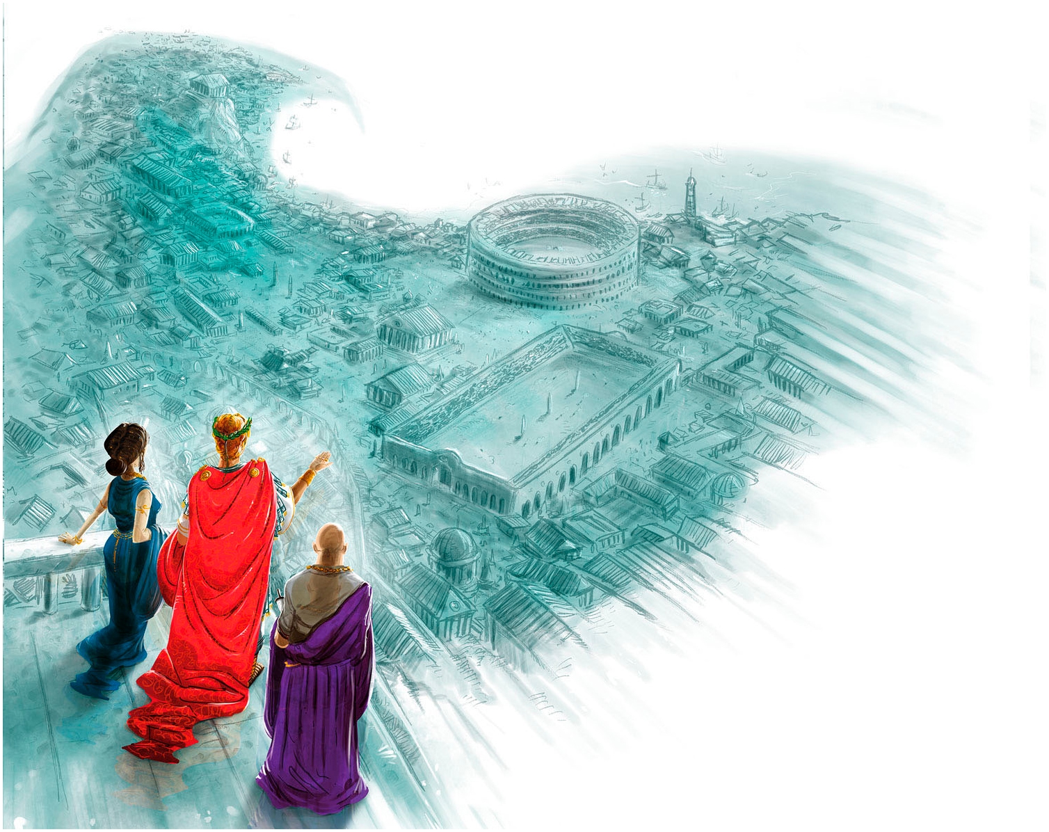 Queen Games Spiel »Nova Roma«, Made in Europe