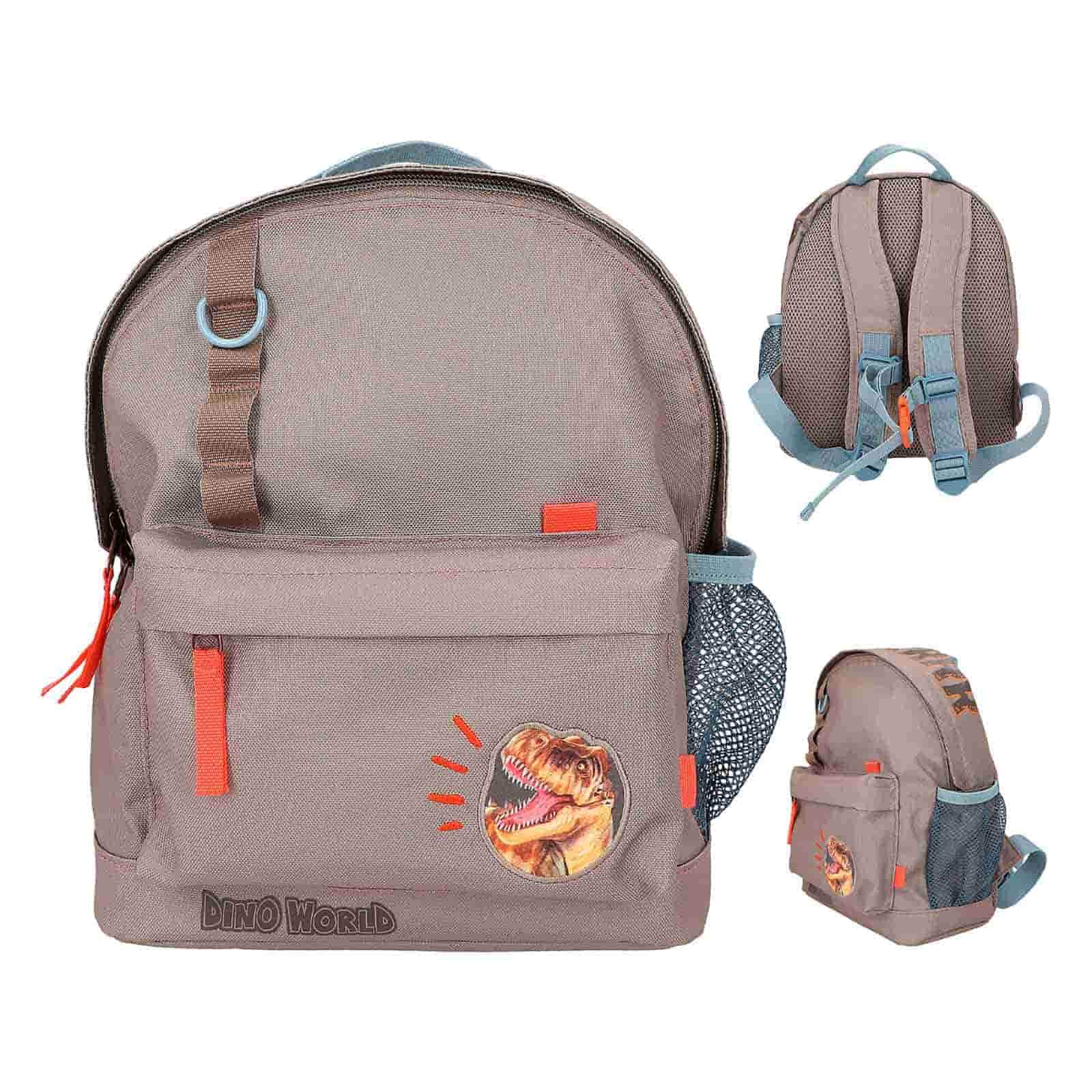 Depesche Rucksack »Rucksack Dino World 31 x 25 cm khaki«