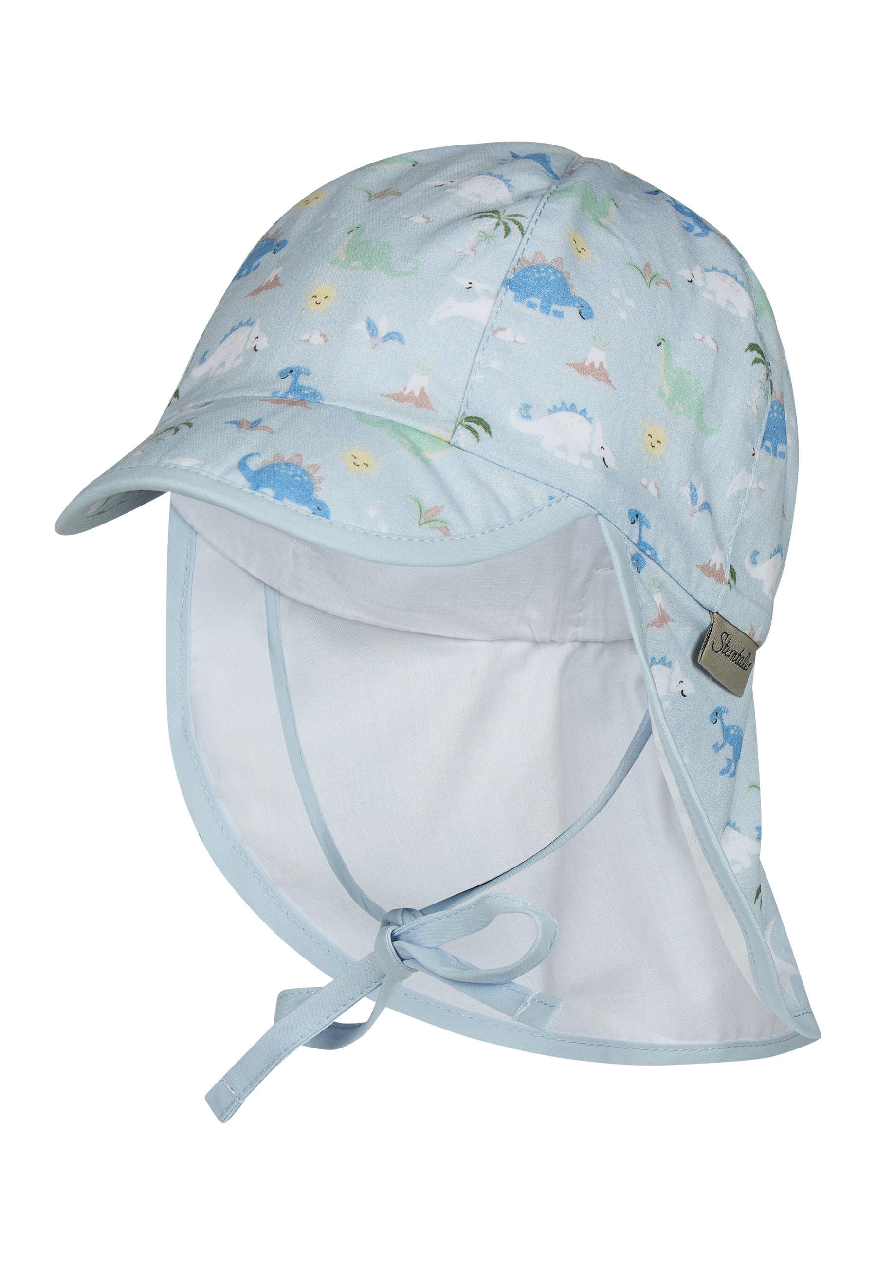 Sterntaler® Sonnenhut »Schirmmütze mit Nackenschutz Dinowelt«