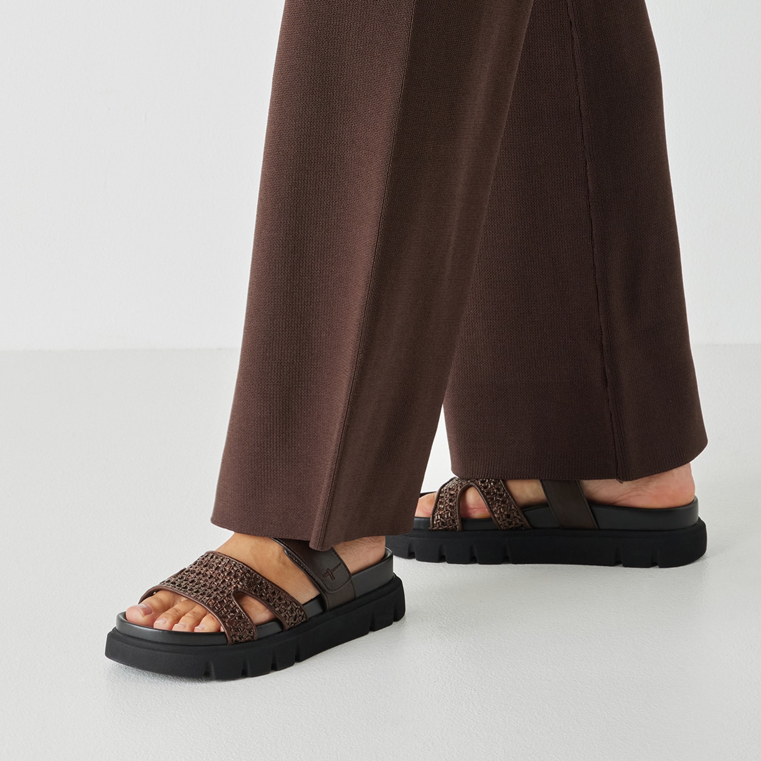 Tamaris Pantolette  Sommerschuh, Plateaupantolette mit Klettverschluss