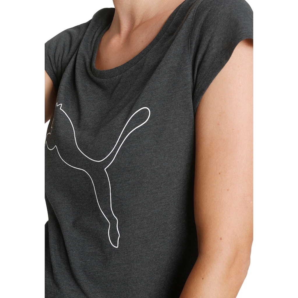 PUMA Trainingsshirt »PERFORMANCE HEATHER CAT TEE W«