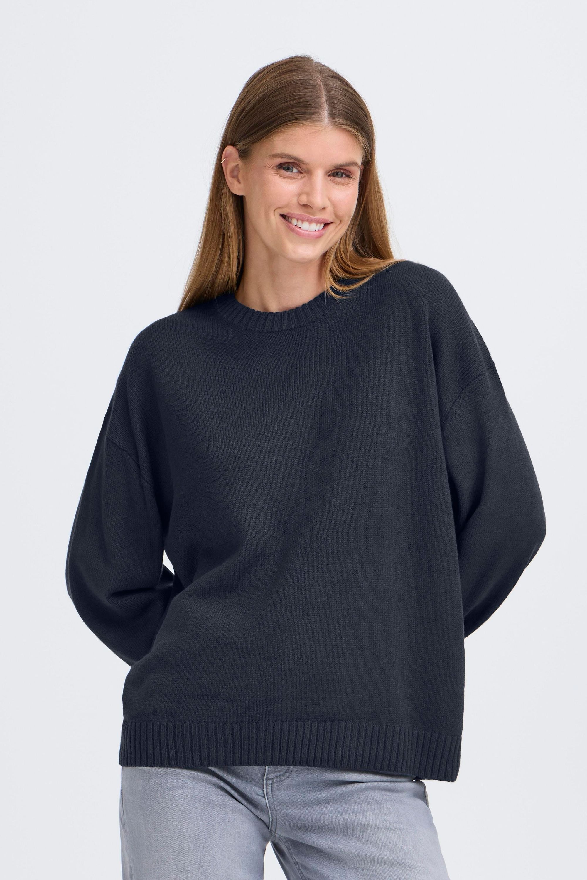OXMO Strickfleece-Pullover »Strickpullover OXISAMSON«