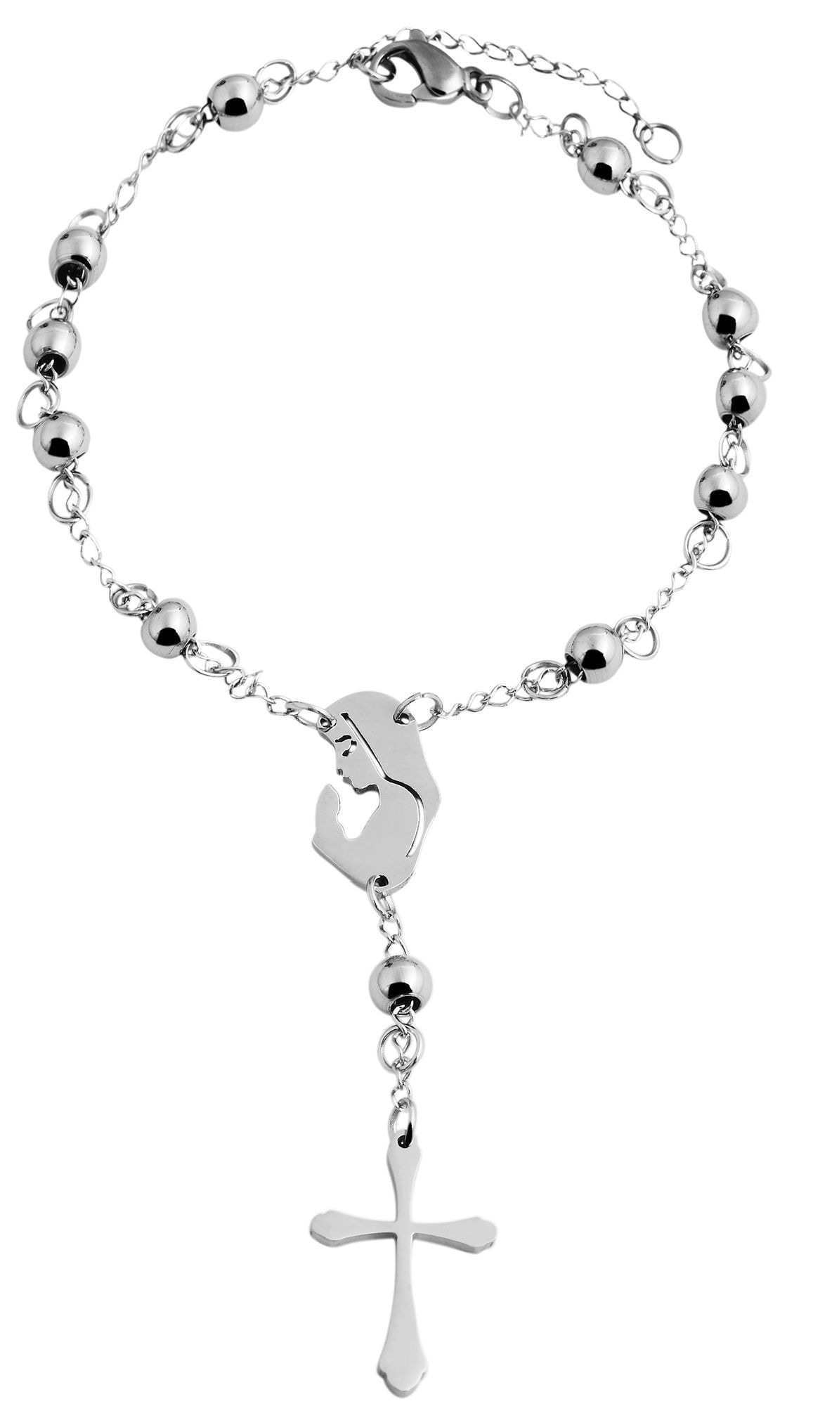 Adelia´s Armband »Damen Armband aus Edelstahl 18 cm«