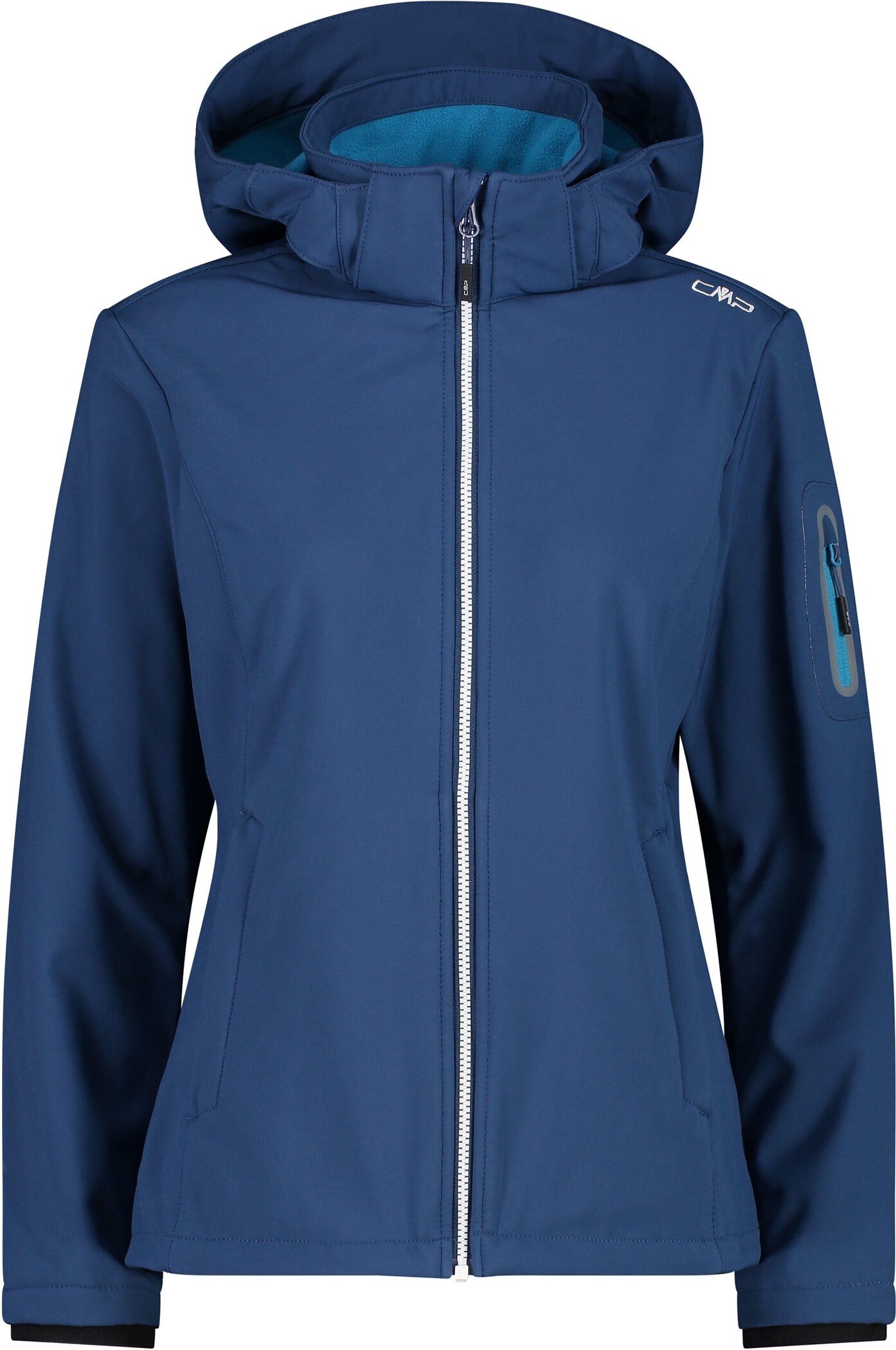 CMP Softshelljacke »WOMAN JACKET ZIP HOOD«, (1 St.), Wärmend & wind- & wasserabweisend