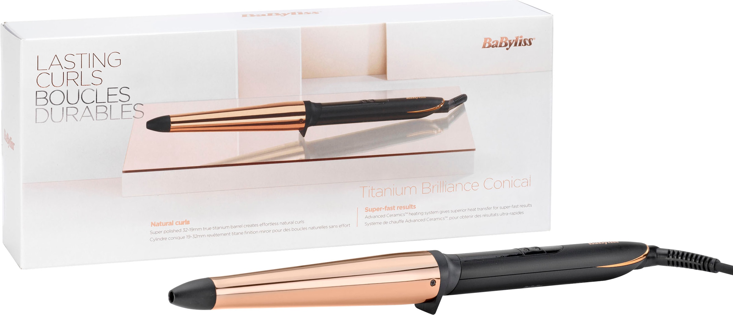 BaByliss Lockenstyler »Salon Brilliance Conical«