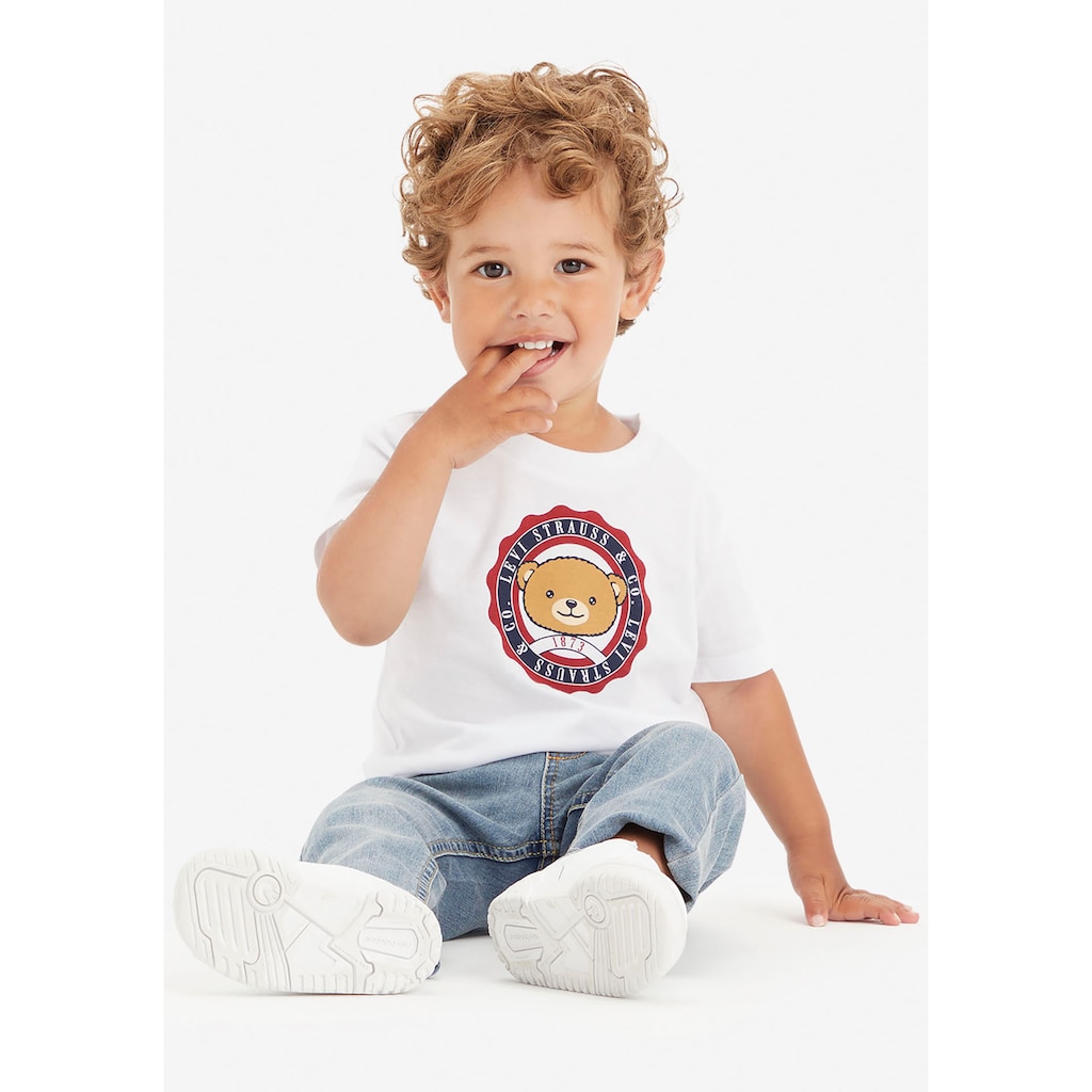 Levi's® Kids Shirt, Hose & Jäckchen »Varsity Jacket Denim Set 3pc«, (3 tlg.)