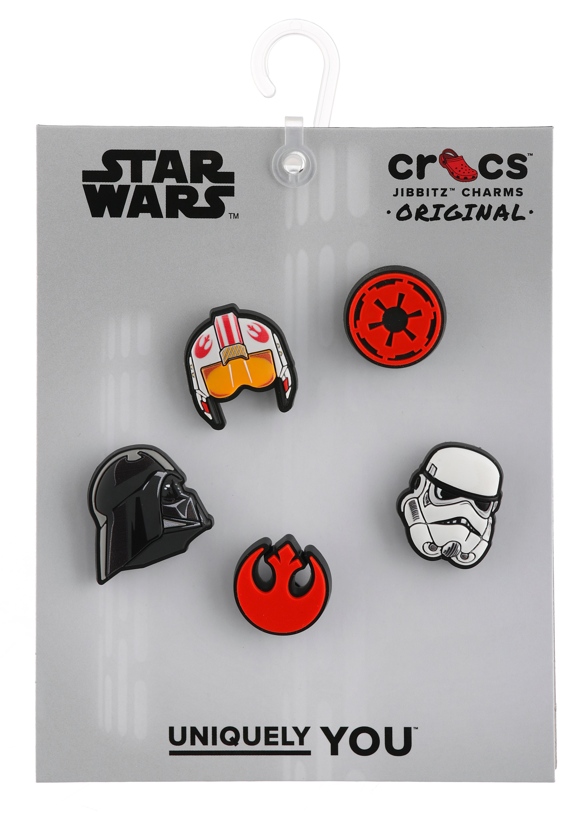 Crocs Schuhanstecker »Jibbitz™ Star Wars« Set, Kein Spielzeug. Nicht für Kinder unter 3 Jahren geeignet, 5 Stk. Star Wars Motive zum Anstecken