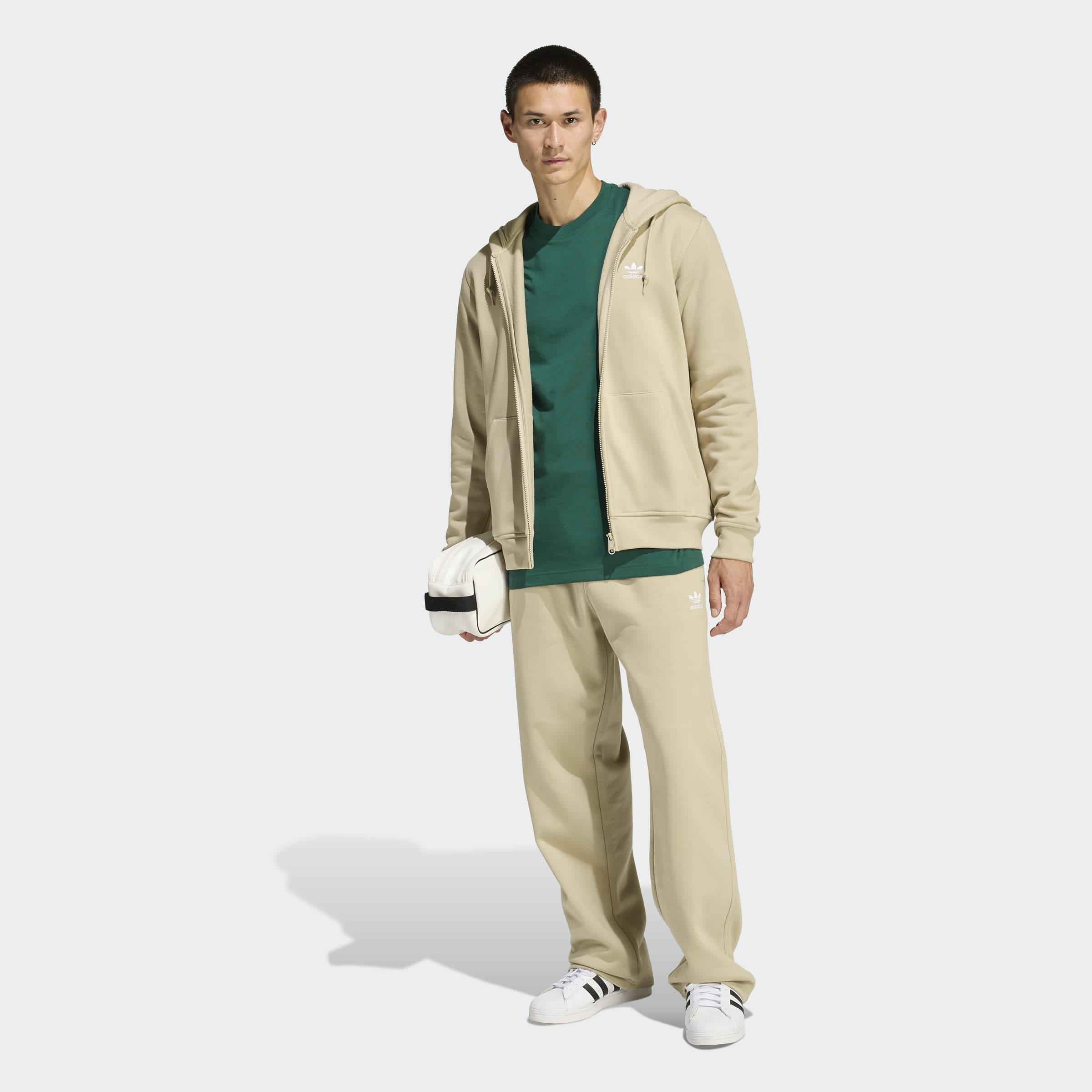 adidas Originals Kapuzensweatshirt »TREFOIL ESSENTIALS«, Full Zip Hoddie, Kapuzenpullover, Kapuzenjacke mit Reißverschluss
