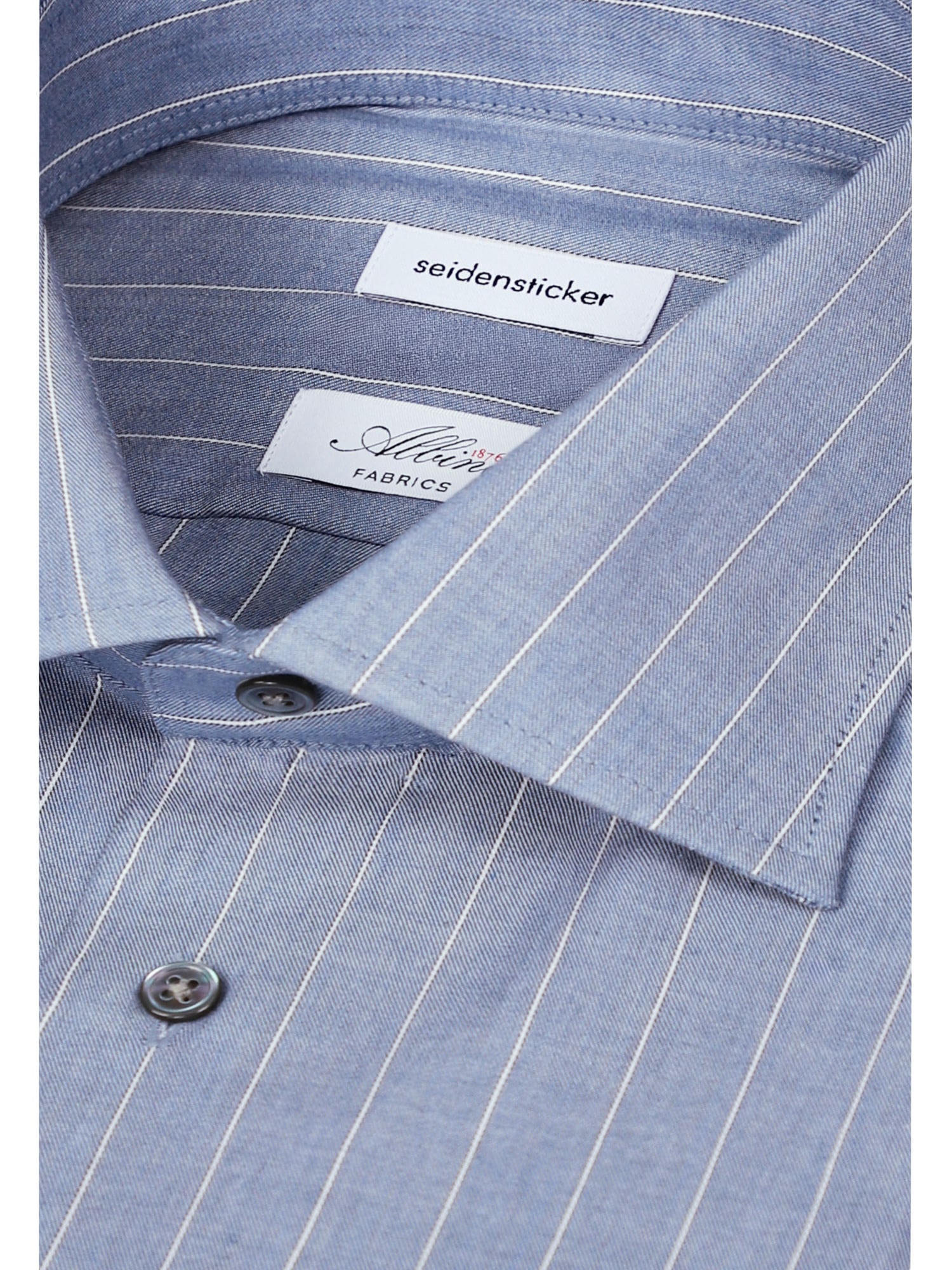 seidensticker Businesshemd »Schwarze Rose« Slim 1/1 Kentkragen Gestreift