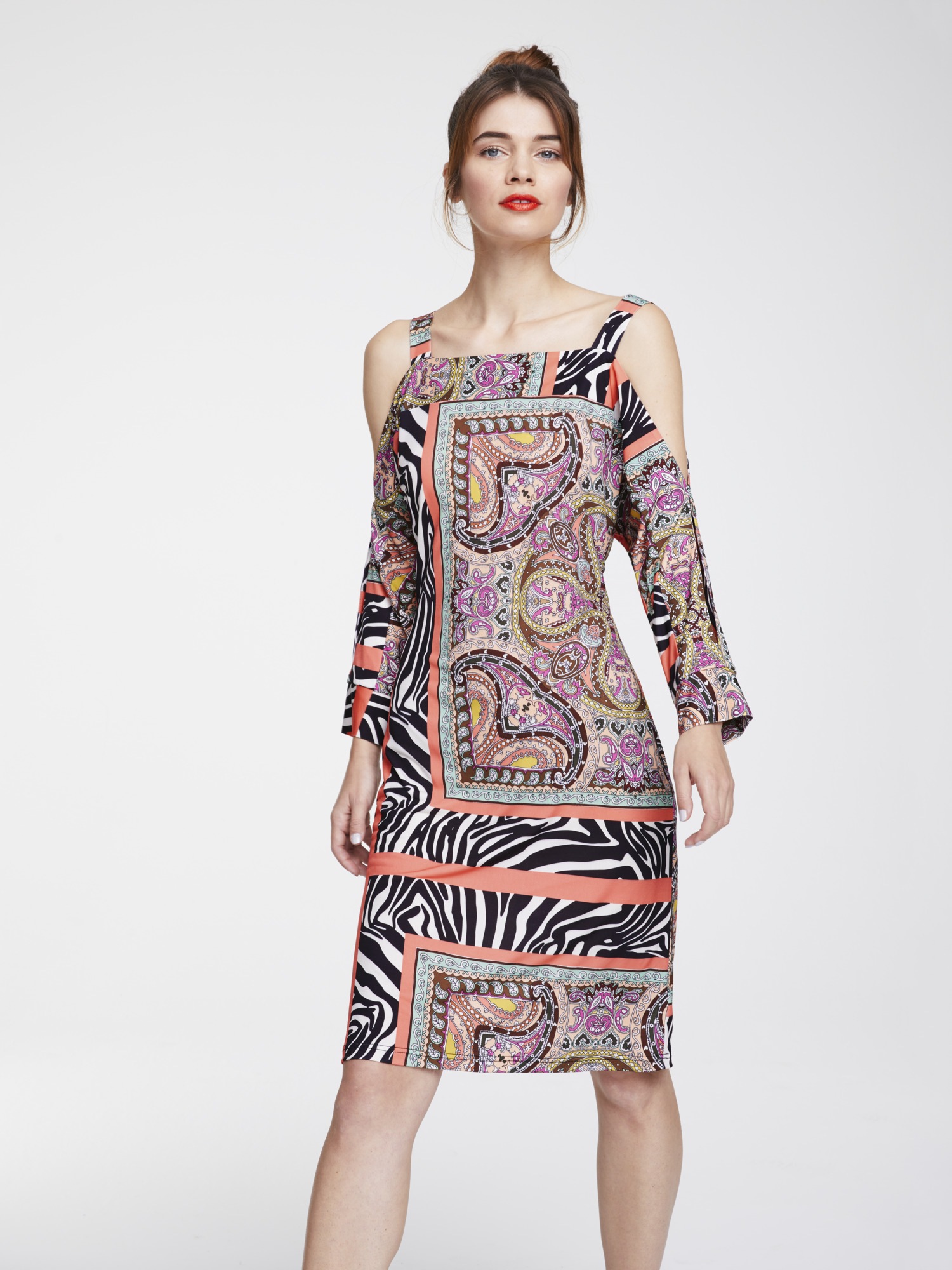 RICK CARDONA by Heine Druckkleid, mit cut-outs