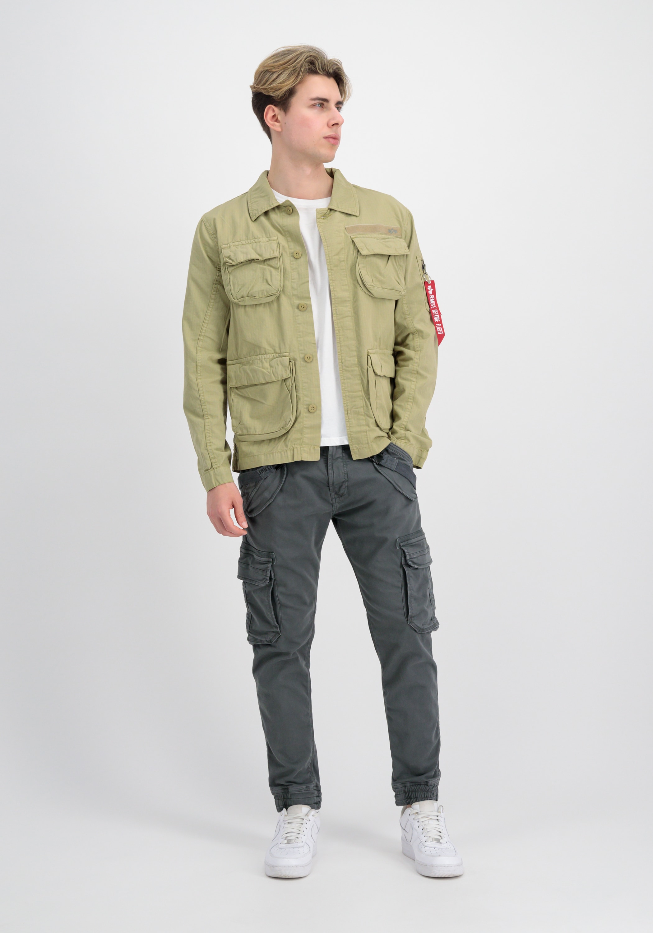 Alpha Industries Hemdjacke »Alpha Industries Men - Overshirts Ripstop Cargo Overshirt«