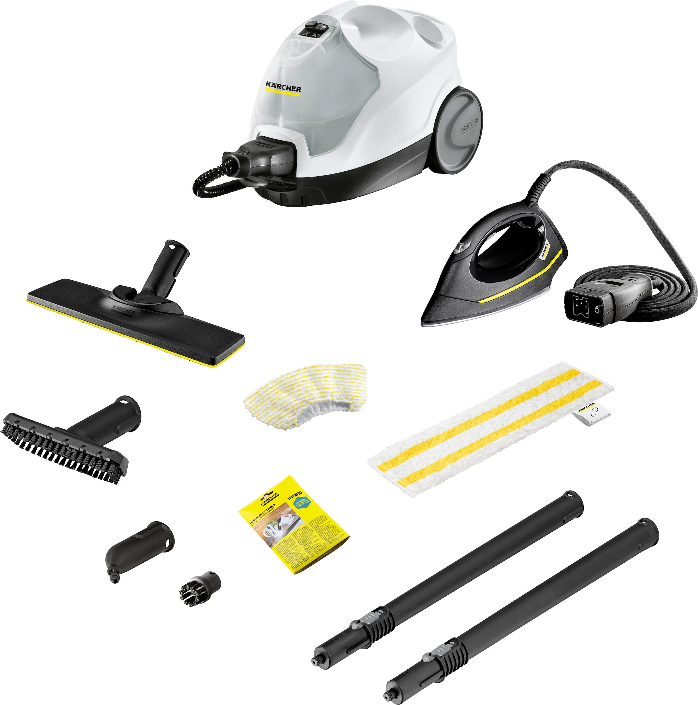 KÄRCHER Dampfreiniger »SC 4 EASYFIX IRON«, mit Bodendüse EasyFix und Dampfdruck-Bügeleisen