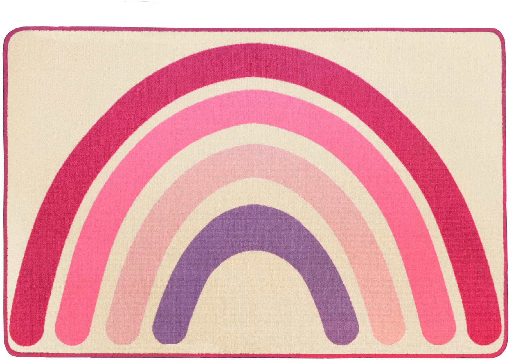 Primaflor-Ideen in Textil Kinderteppich »Kinderteppich RAINBOW«, rechteckig, Kurzflor, Motiv Regenbogen, Kinderzimmer