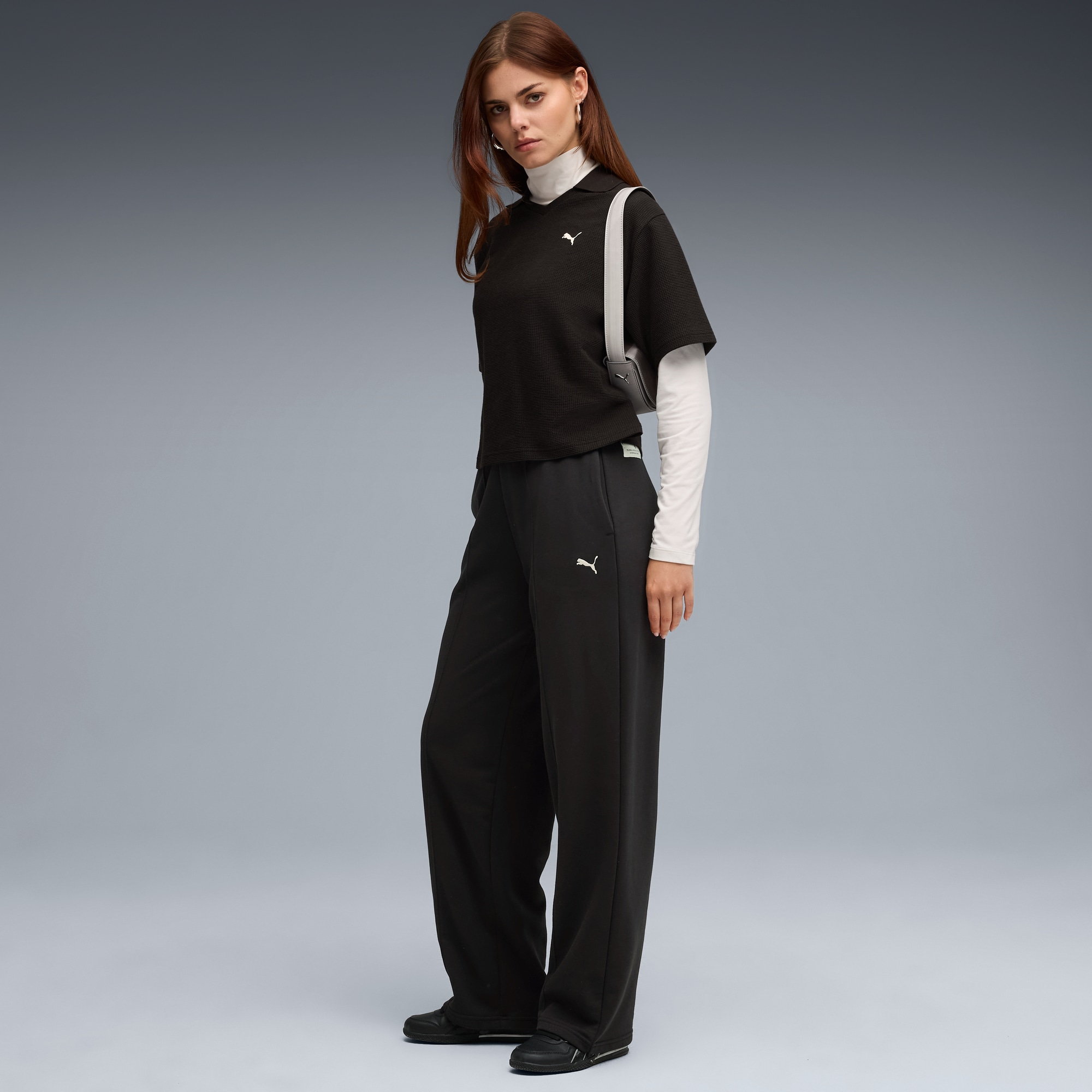PUMA Trainingshose »CLASS COMFORT PINNACLE HIGH-WAIST STRAIGHT PANTS TR OP«