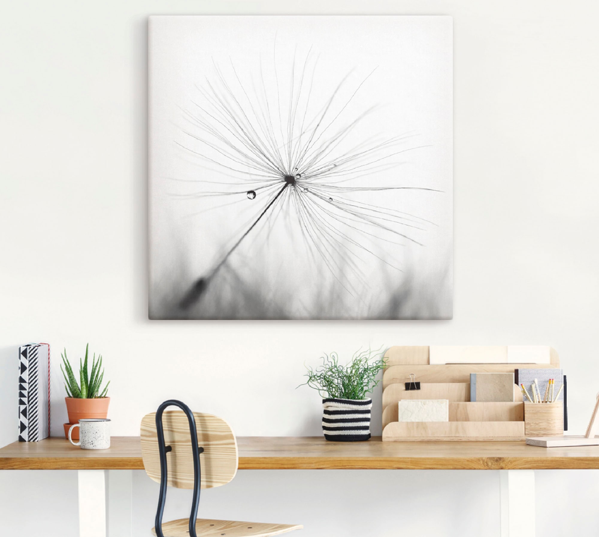 Artland Wandbild »Pusteblume Schirmchen«, Blumen, (1 St.), als Alubild, Outdoorbild, Leinwandbild, Poster, Wandaufkleber