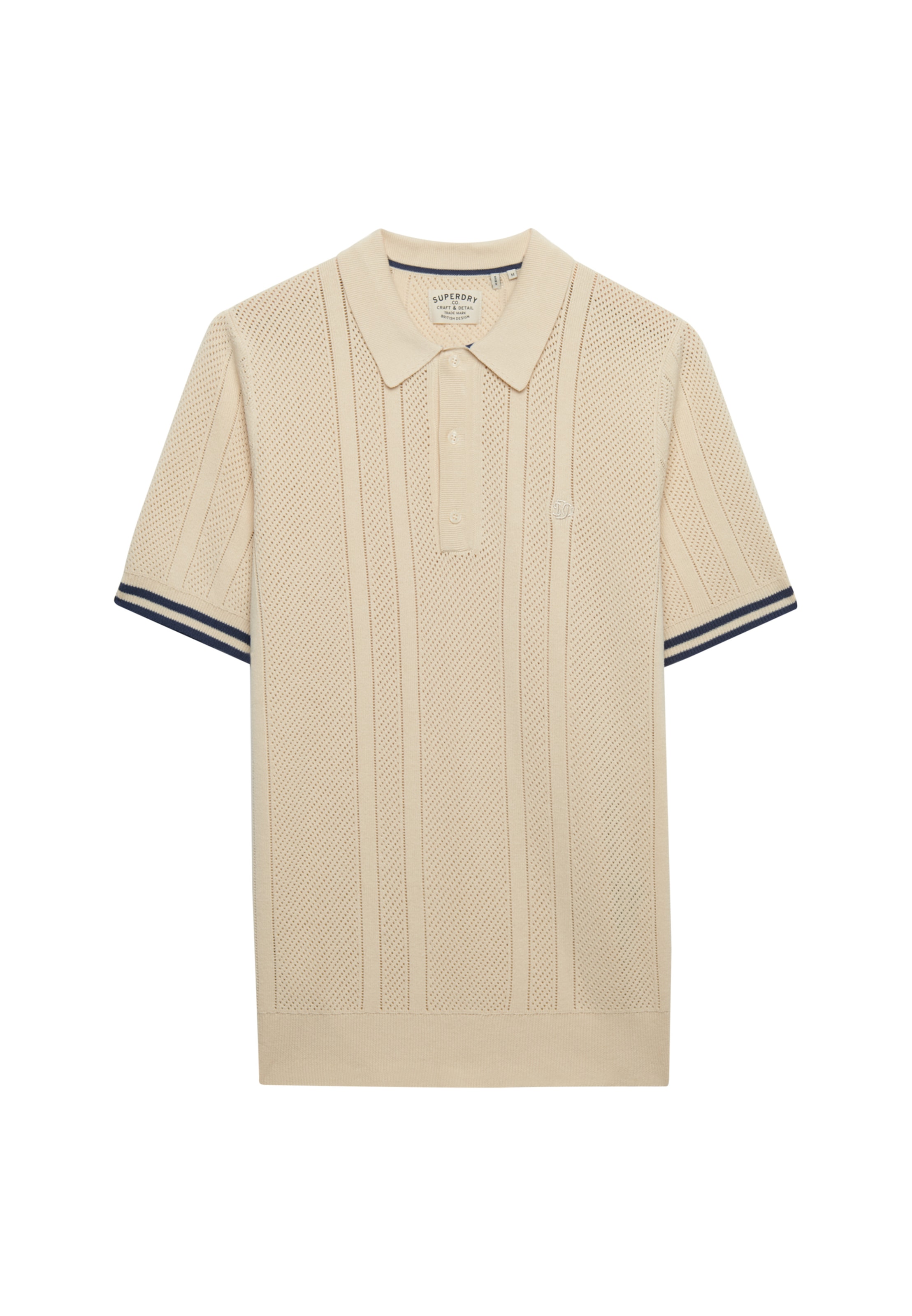 Superdry Poloshirt »KNITTED TEXTURE S/S POLO« Baumwolle, relaxed fit