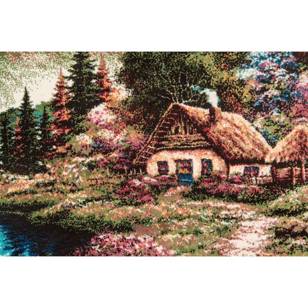 morgenland Wandteppich »Bild-Teppich Figurativ 112 x 63 cm«, rechteckig