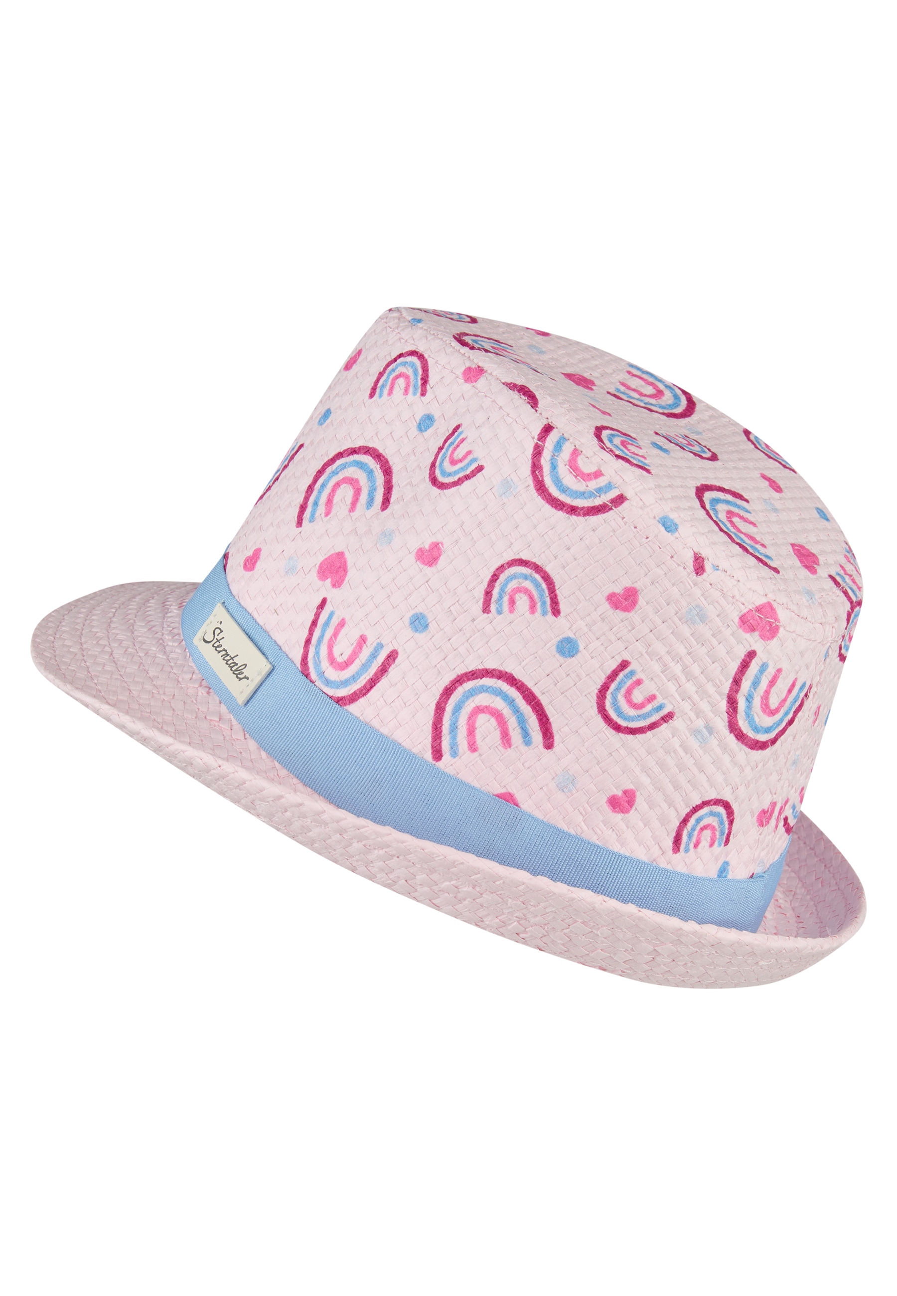 Sterntaler® Schirmmütze »Strohhut Regenbogen«