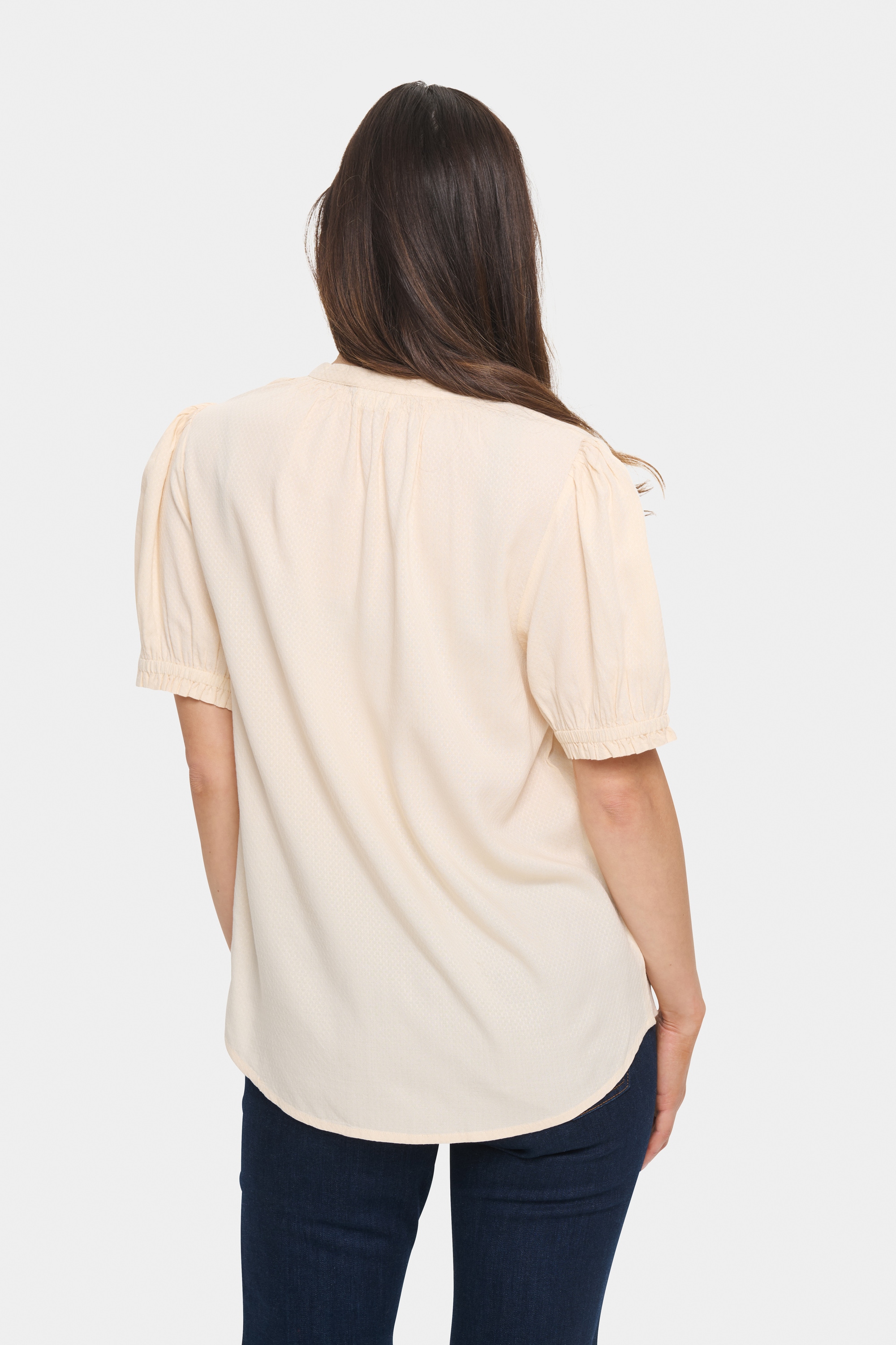 Saint Tropez Kurzarmbluse »Kurzarm-Bluse BrittaSZ«
