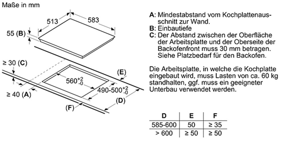 BOSCH Induktions Herd-Set »HND617LS62«