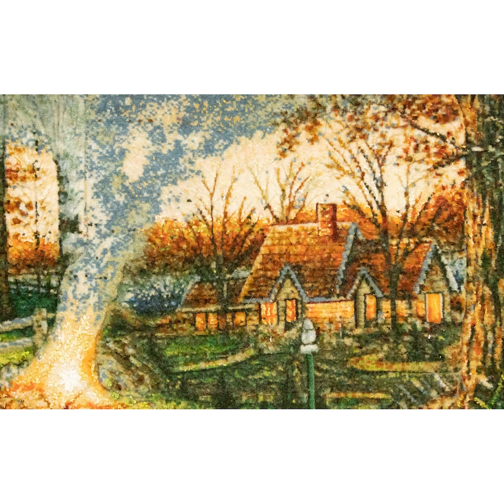 morgenland Wandteppich »Bild-Teppich Figurativ 102 x 62 cm«, rechteckig, Unikat mit Zertifikat