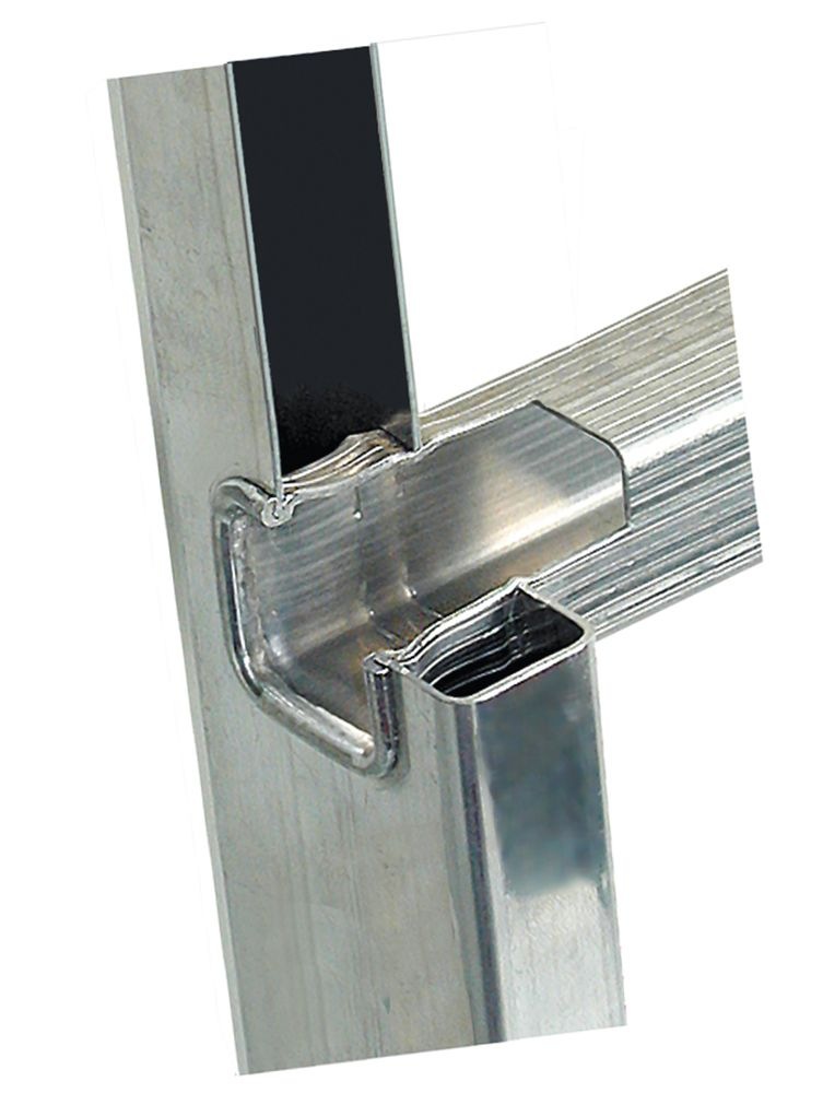 KRAUSE Schiebeleiter »Seilzugleiter Robilo«, Alu, 2x15 Sprossen, Arbeitshöhe ca. 832 cm