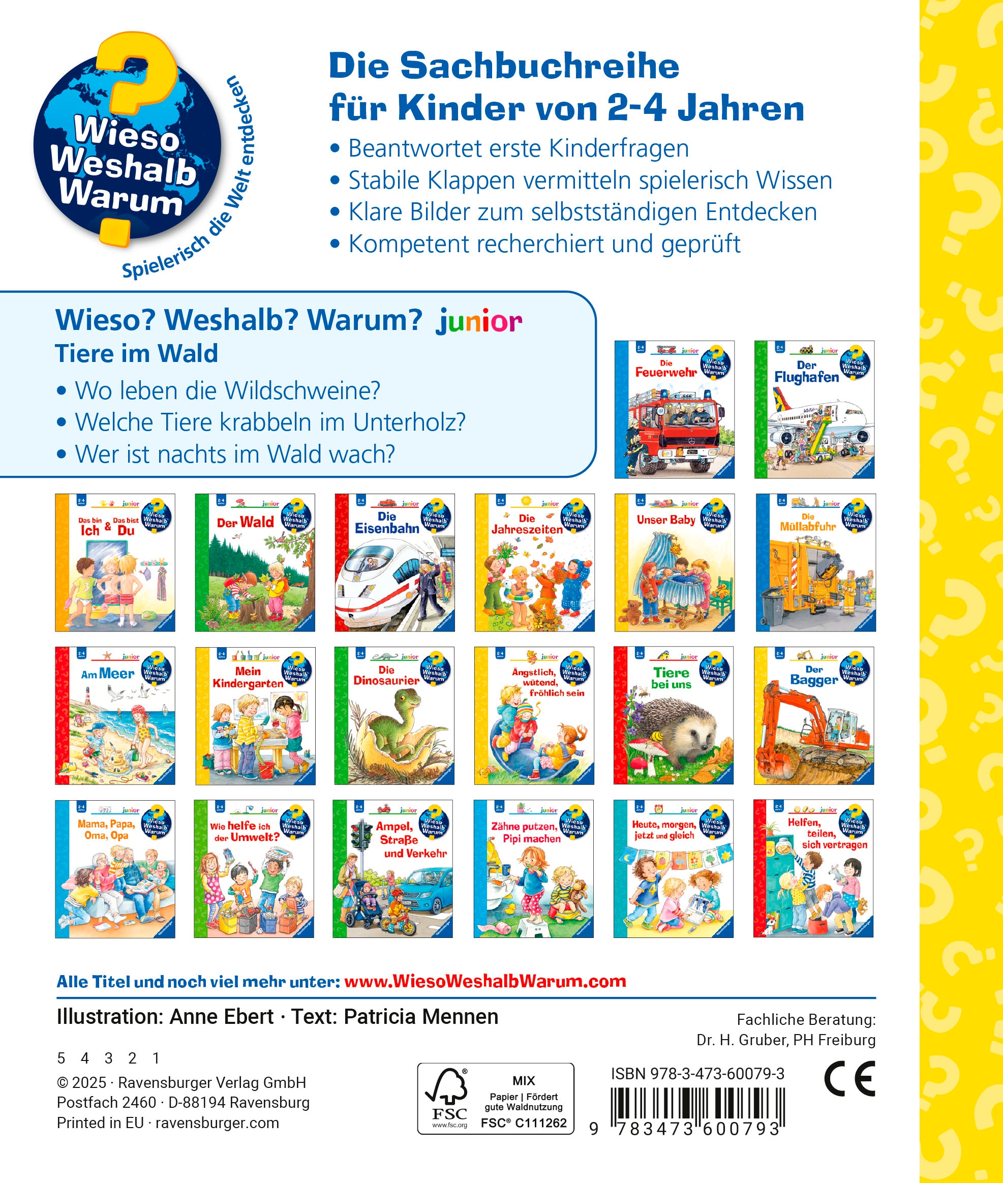 Ravensburger Buch »Wieso? Weshalb? Warum? junior, Band 77: Tiere im Wald«, Made in Europe
