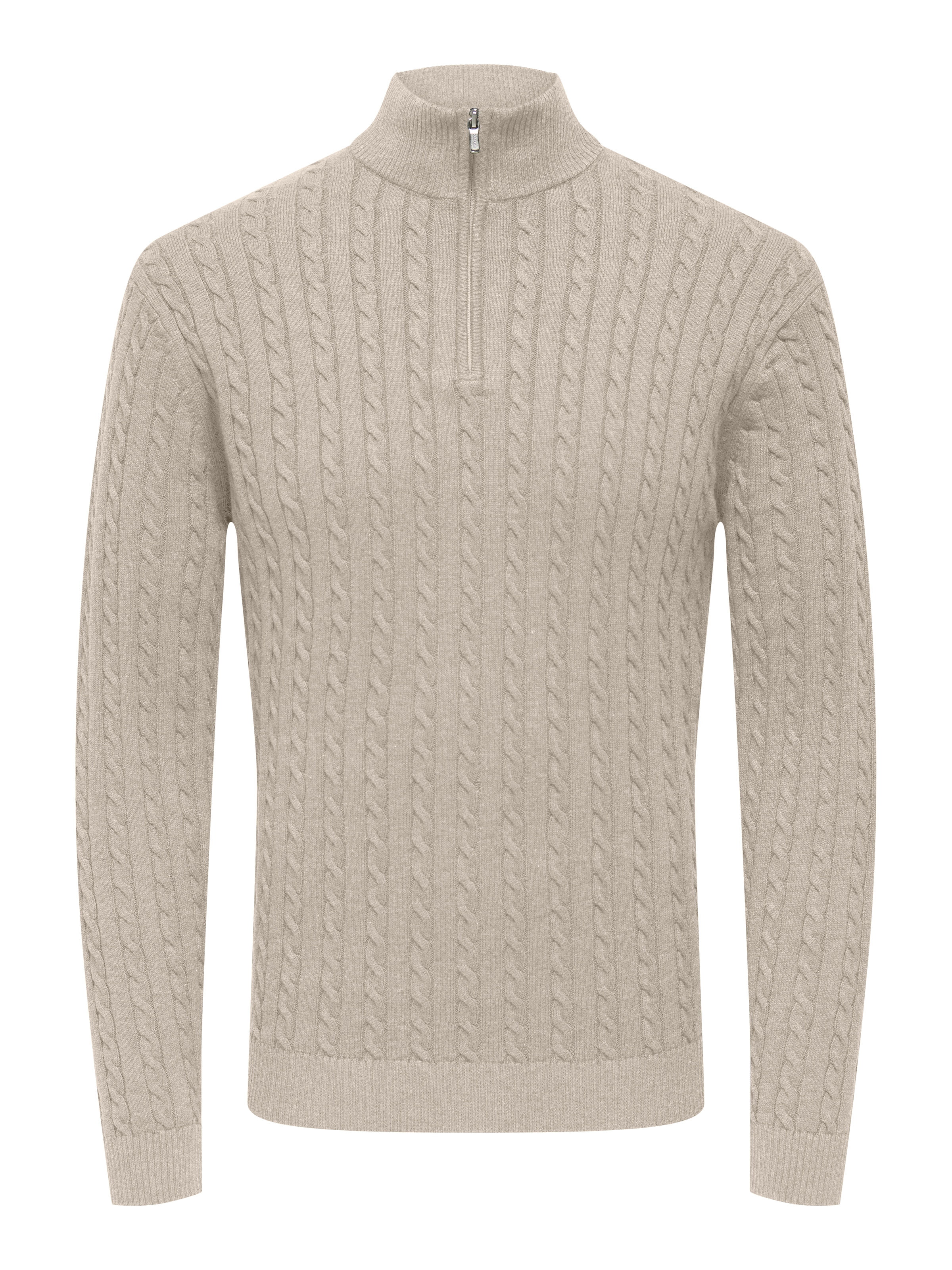 ONLY & SONS Troyer »ONSLOUI REG 12 CABEL HALF ZIP KNIT«