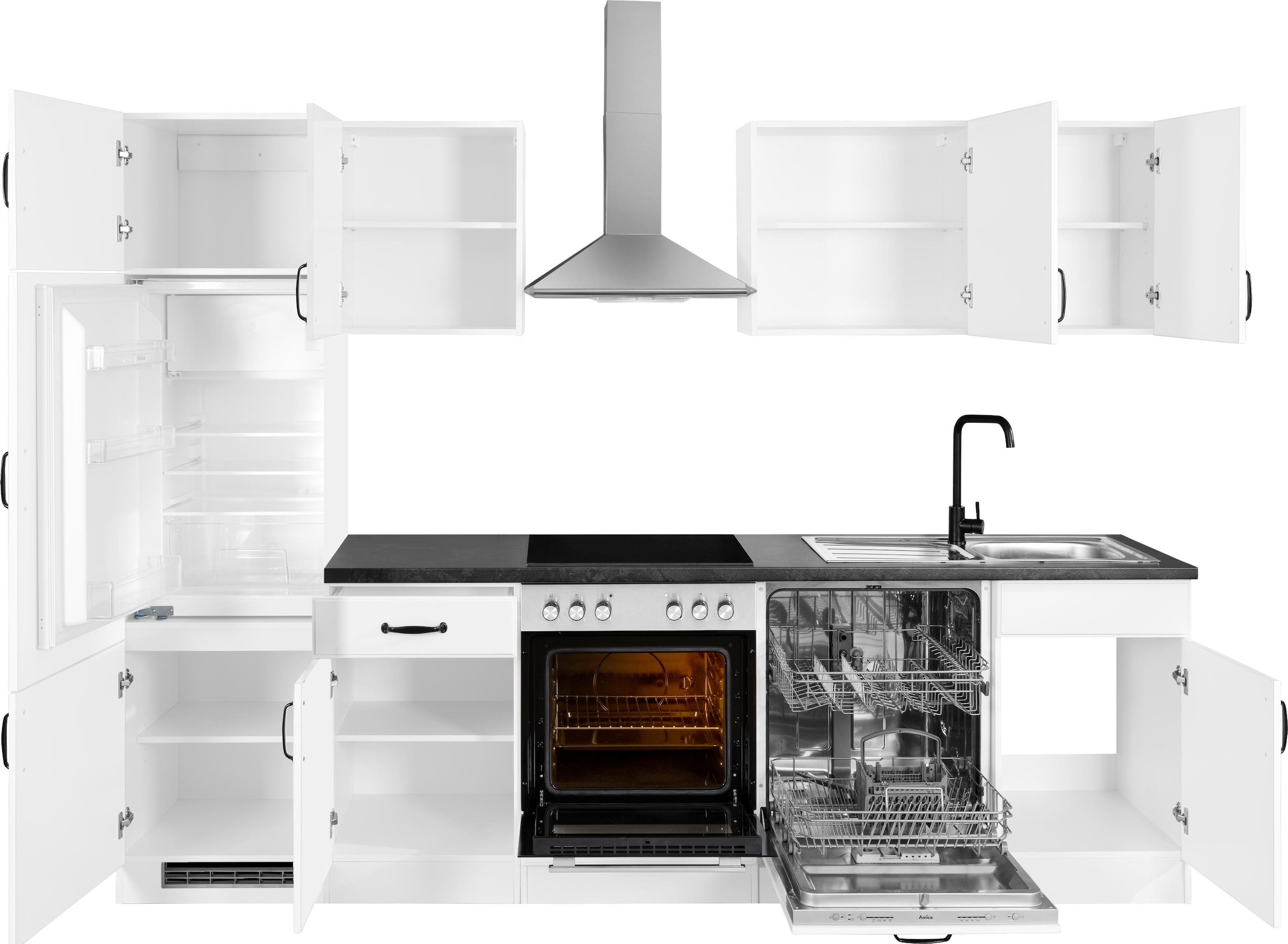 wiho Küchen Küchenzeile »Erla« ohne E-Geräte, Breite 280 cm