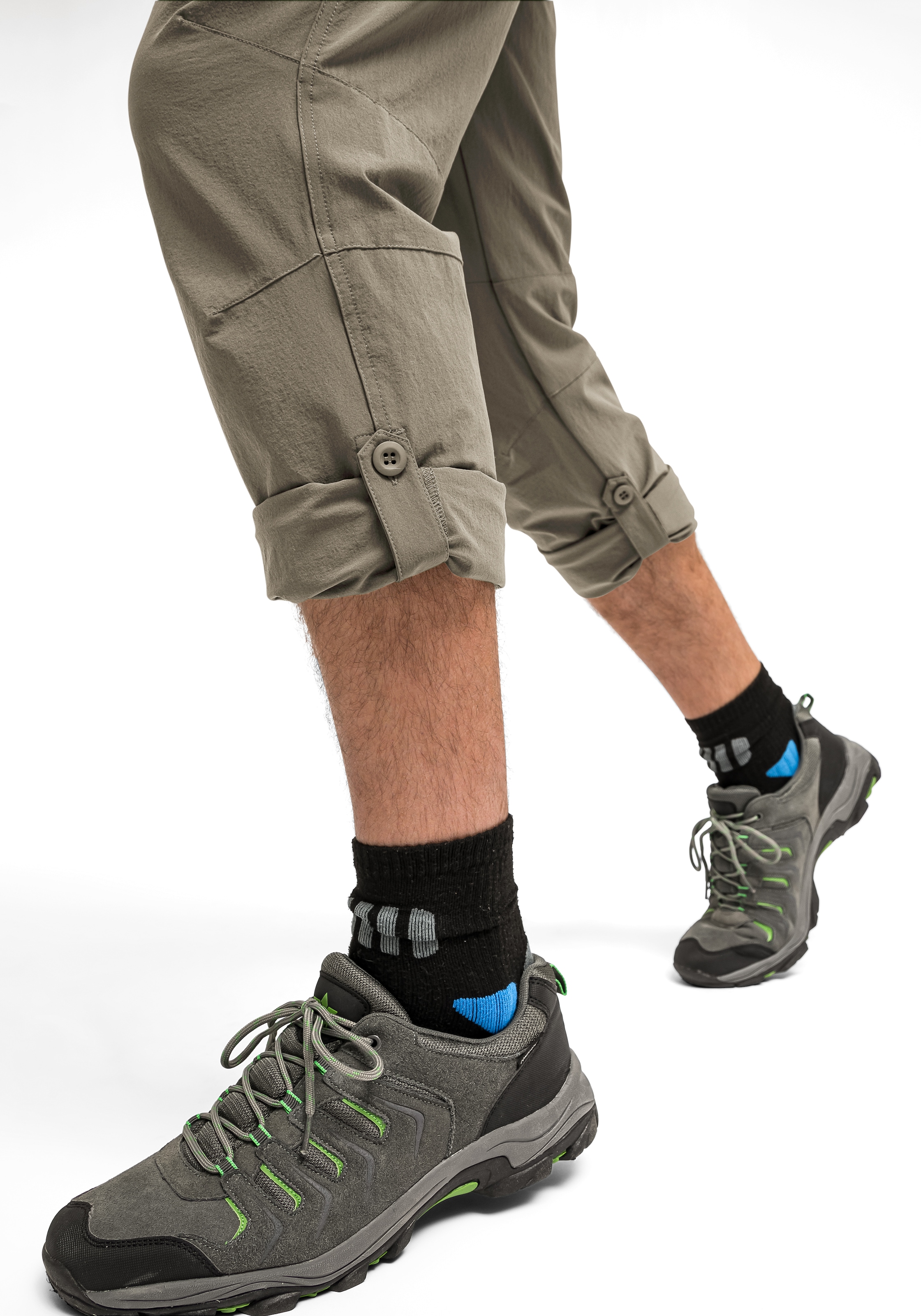 Maier Sports Funktionshose »Nil«, Herren Wanderhose, atmungsaktive Outdoor-Hose mit Roll up Funktion