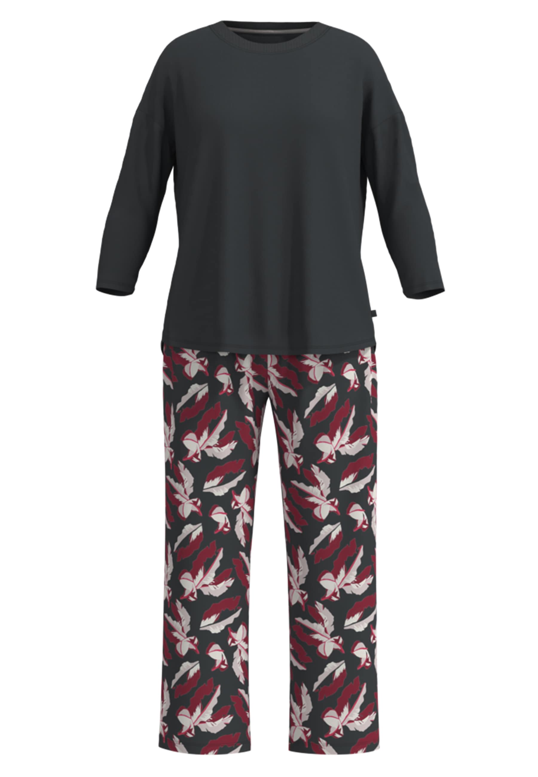 TOM TAILOR Pyjama atmungsaktiv, Viskosemix