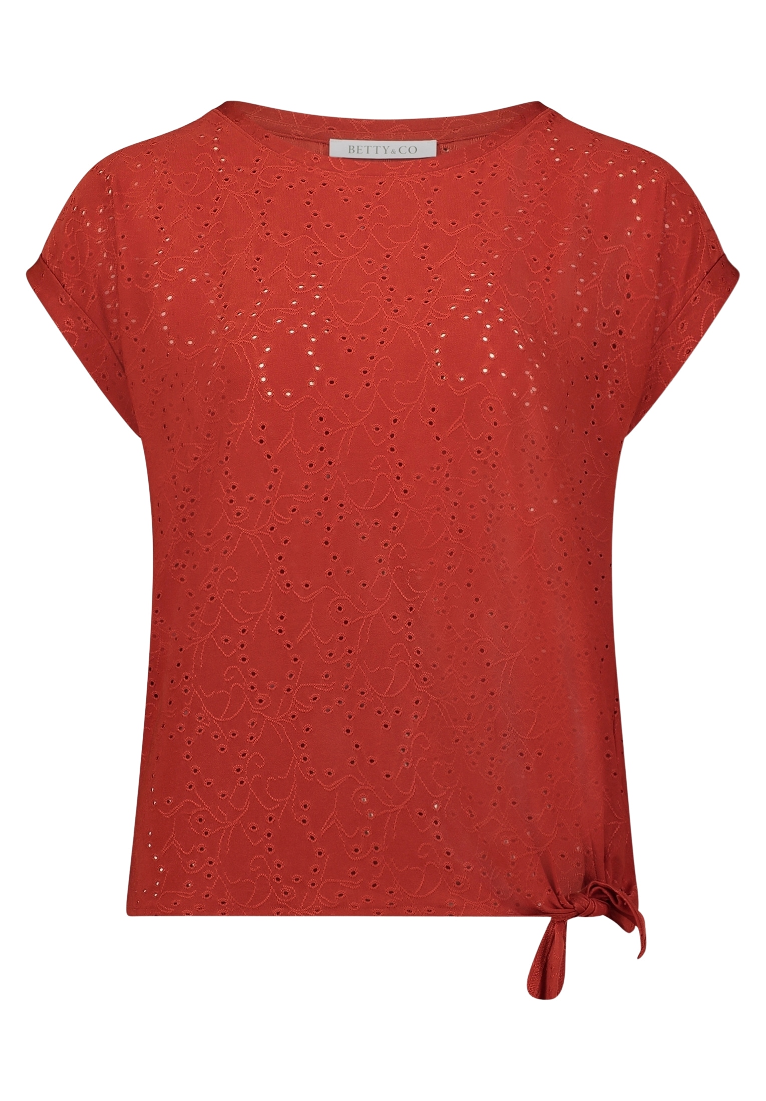 Betty&Co Rundhalsshirt »Casual-Shirt mit Struktur«
